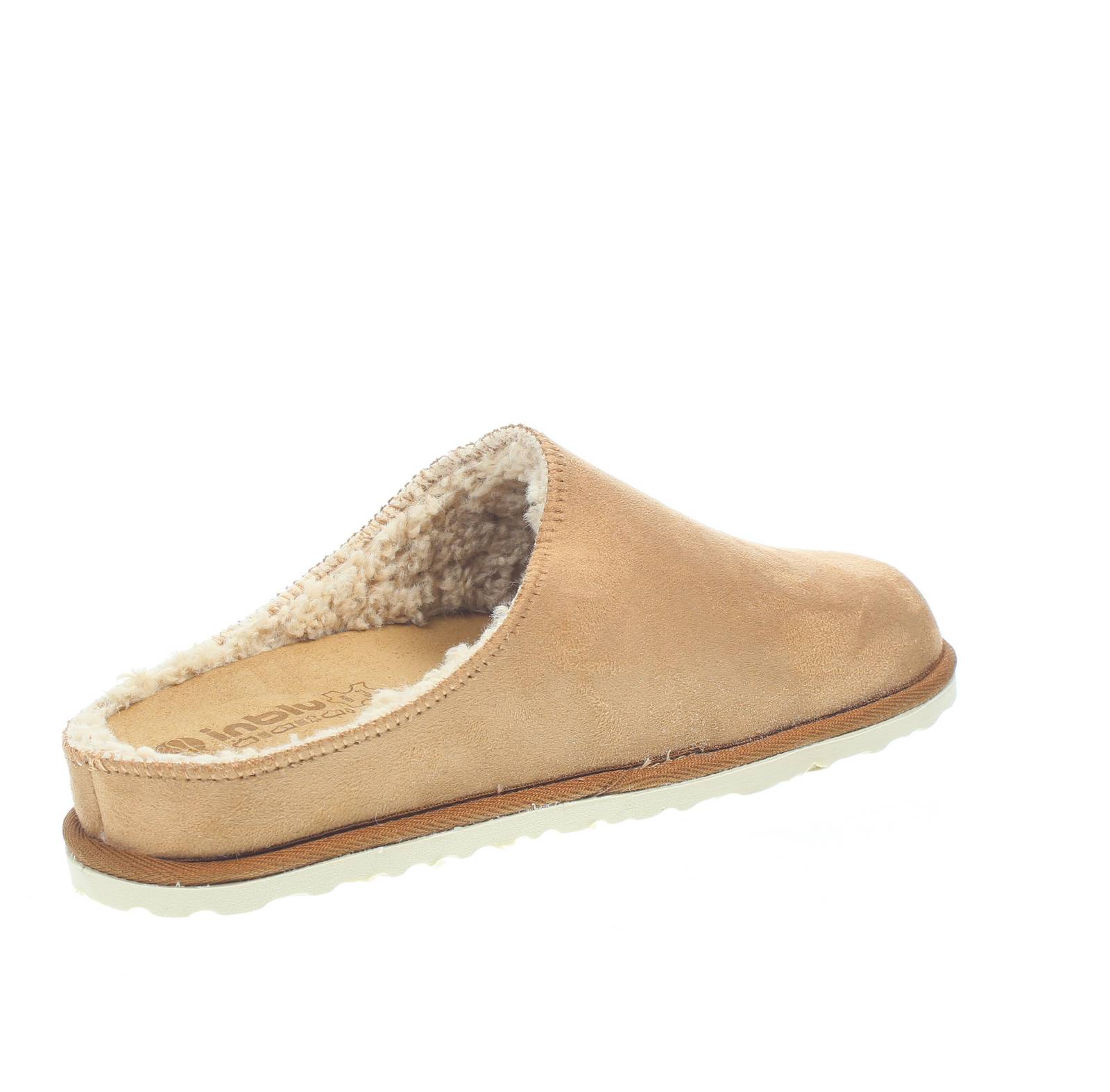 INBLU Chaussons en tissu Femme marron Photo 4