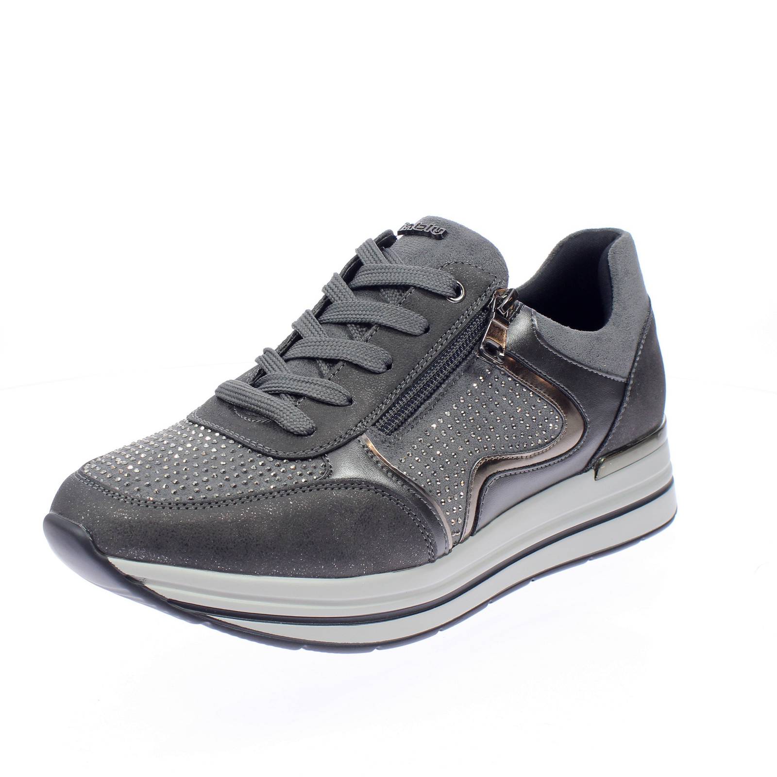 Кроссовки Inblu из коллекции Sintetico Con Suola Rialzata Grigio - Кроссовки Donna Scarpe
