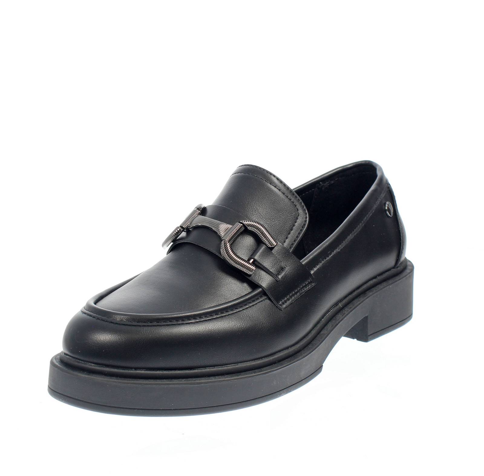 Inblu Mocassini In Sintetico Con Tacco Nero - Donna Scarpe Mocassini 12390₽