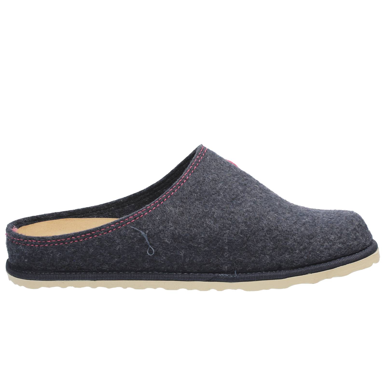 INBLU Warm wool slippers Woman blue Photo 2