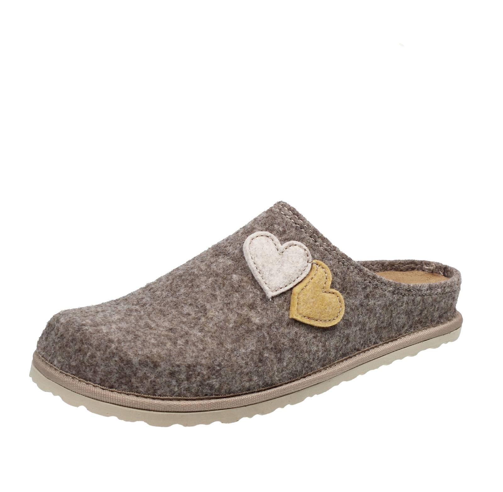 Пантофоле Calde синего цвета в бежевом цвете Lana - Пантофоле Donna Scarpe Ciabatte 7290₽