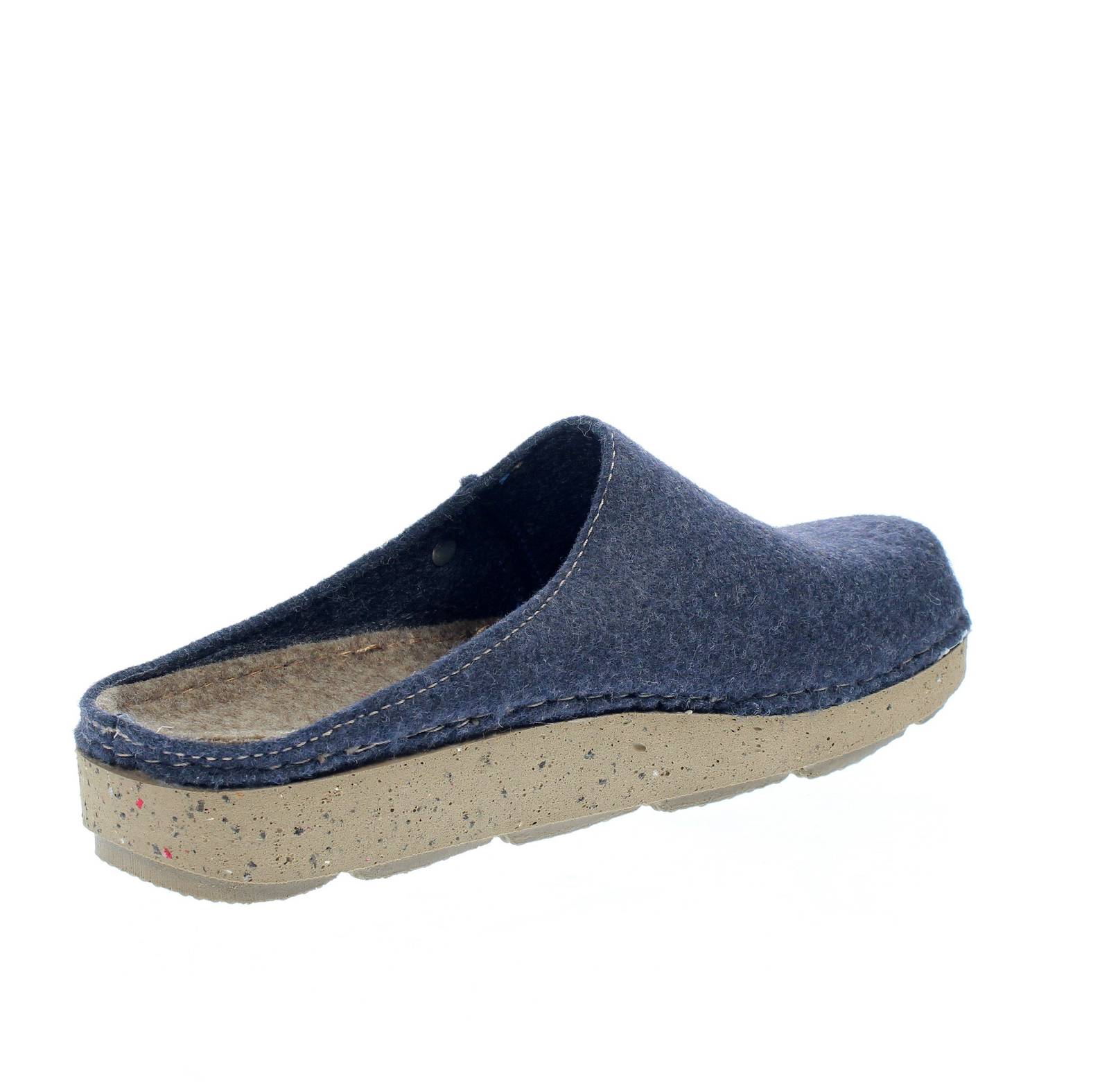 INBLU Warme Wollpantoffeln Damen blau Foto 4