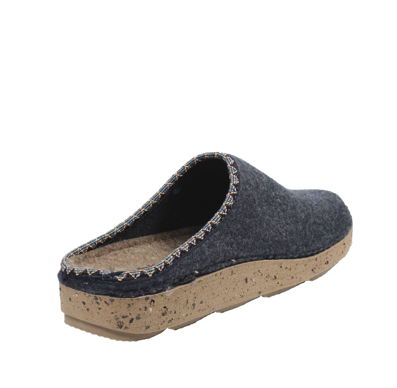 INBLU Warme Wollpantoffeln Damen blau Foto 4