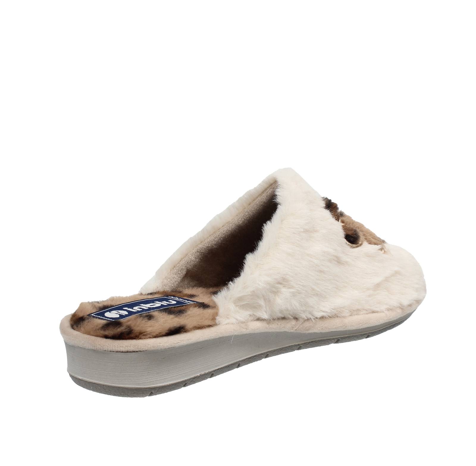 INBLU Warm fabric slippers Woman beige Photo 4