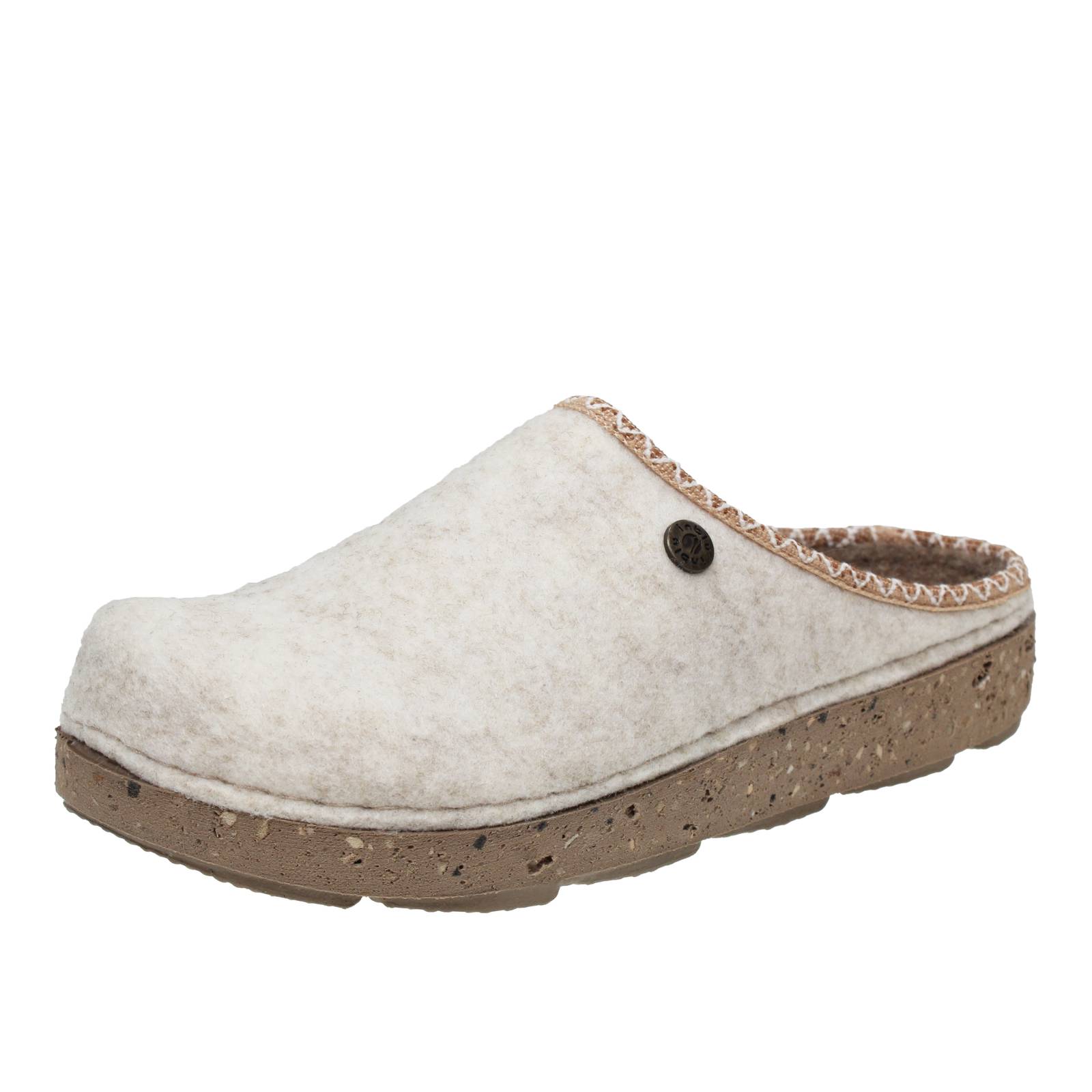 INBLU Chaussons chauds en laine Femme beige
