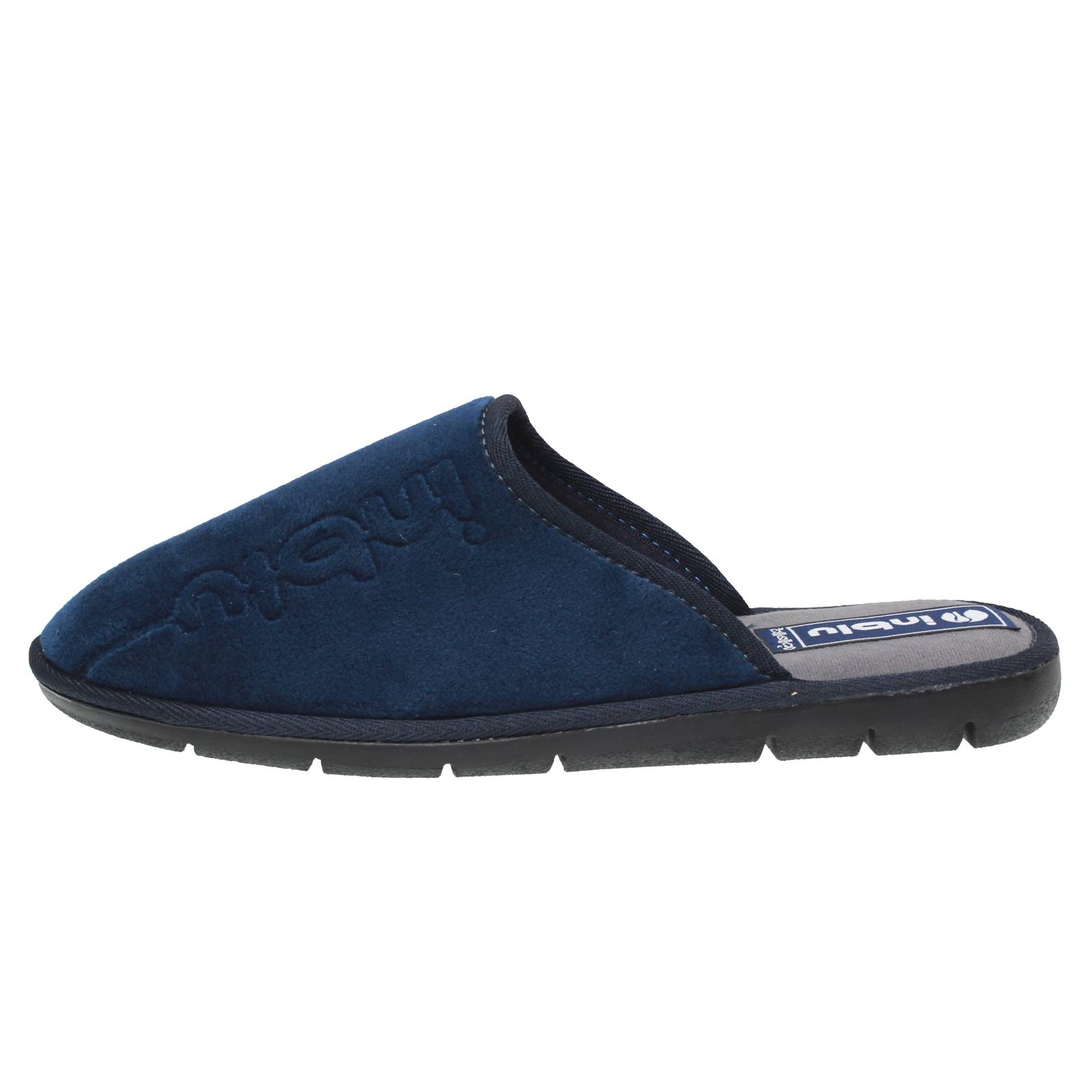 INBLU Hausschuhe aus Stoff Herren blau Foto 3