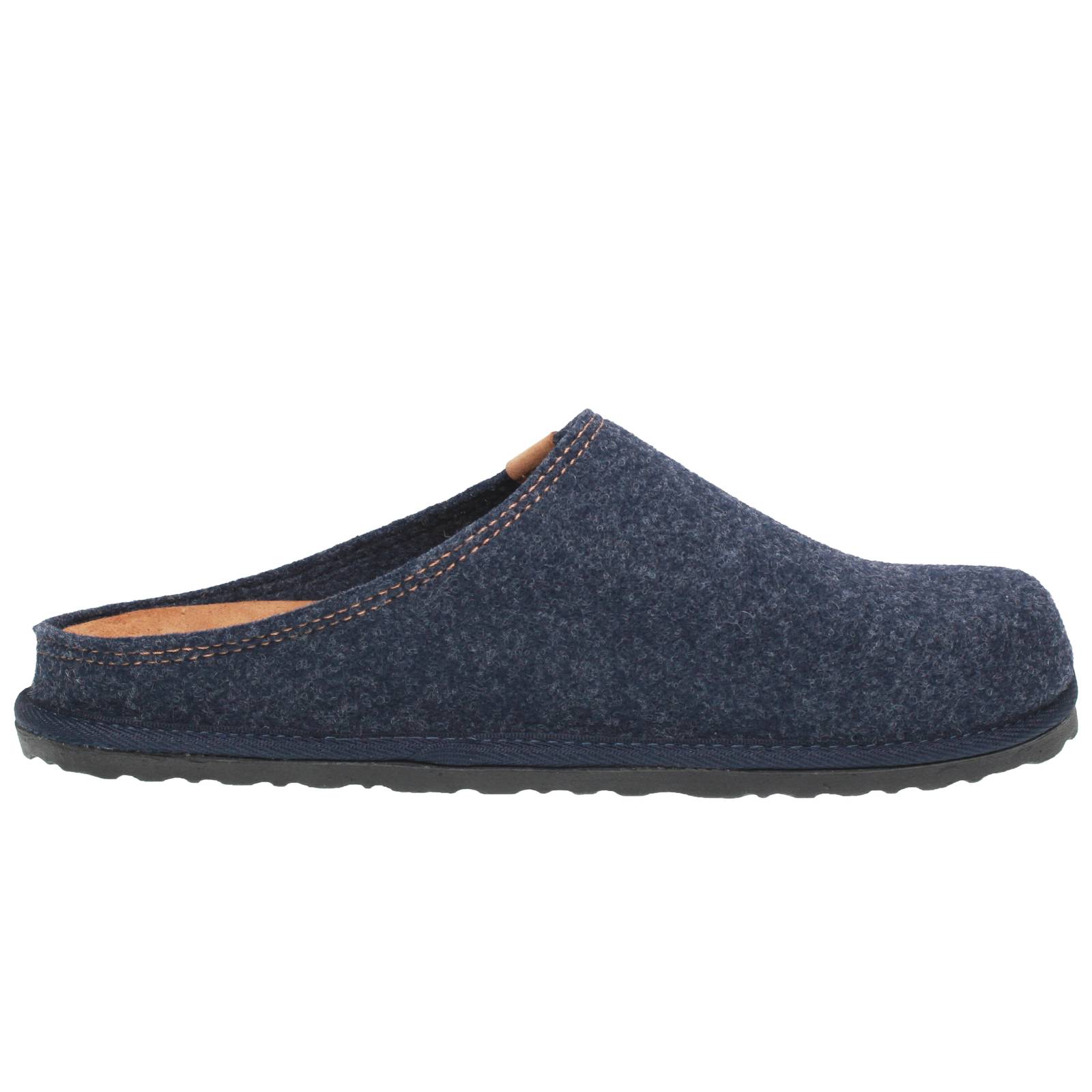 INBLU Warme Wollpantoffeln Herren blau Foto 2