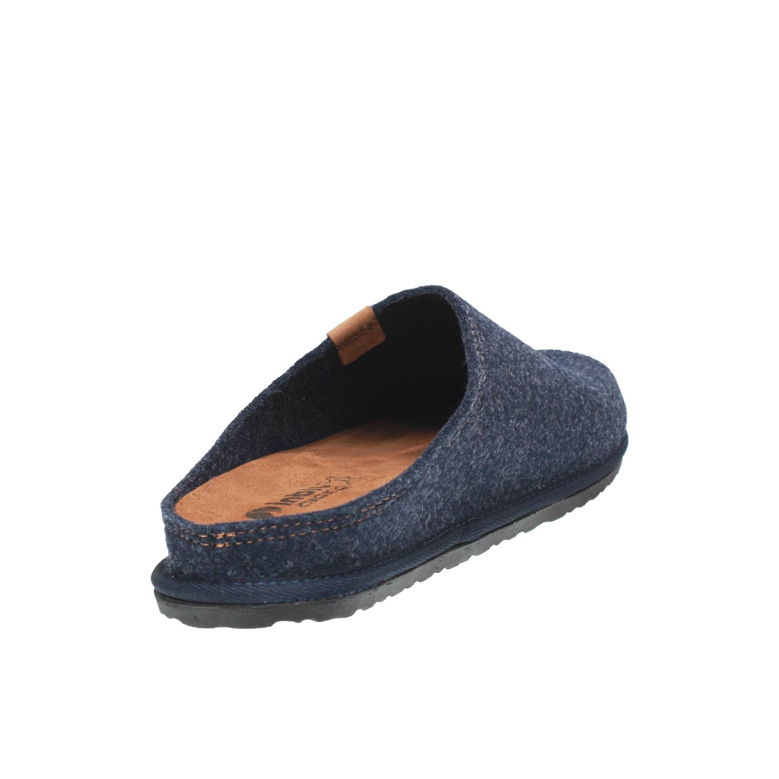 INBLU Warme Wollpantoffeln Herren blau Foto 4