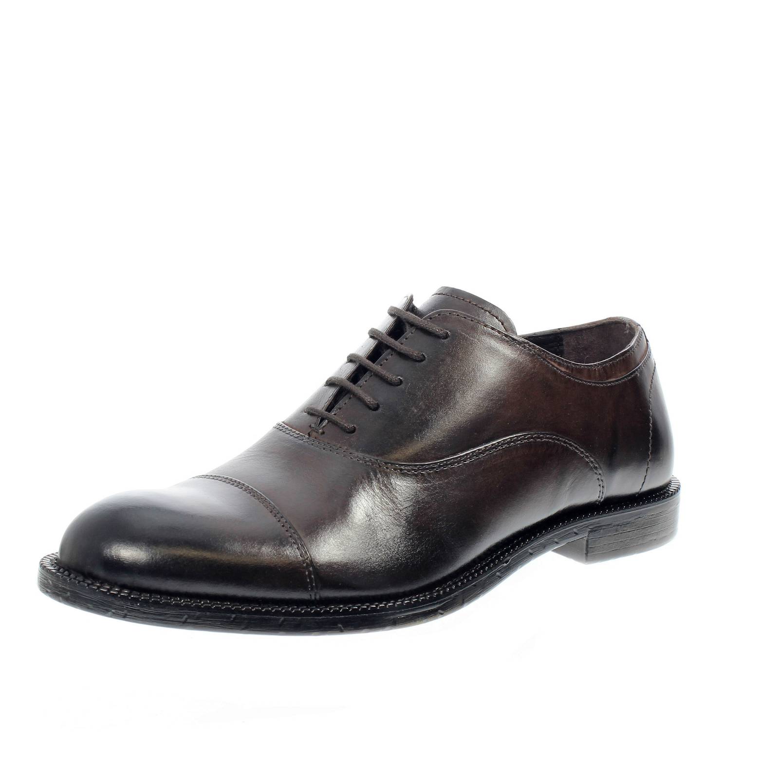 Туфли Bolzoni от Enrico Bolzoni на шнуровке из Оксфорда в Пелле Т.Моро - Уомо Скарпе