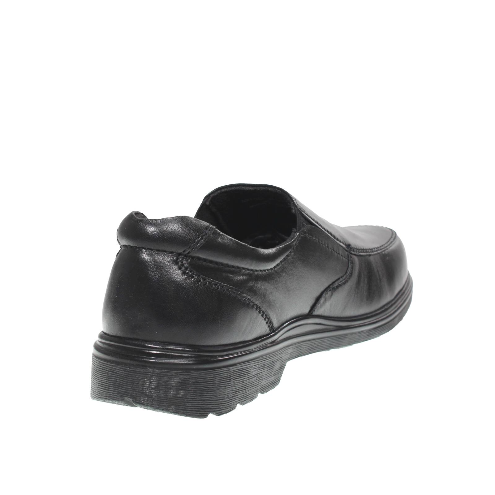 BOLZONI SHOES DI ENRICO BOLZONI Mocassins en cuir Homme noir Photo 4