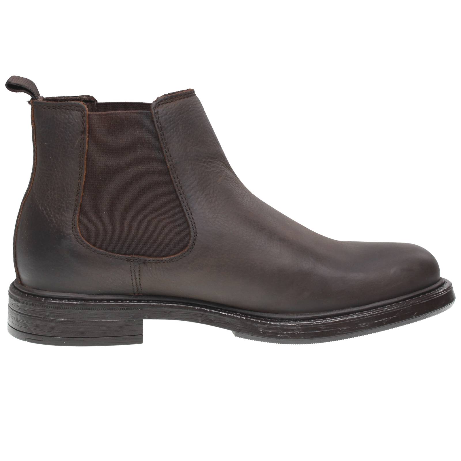 BOLZONI SHOES DI ENRICO BOLZONI Bottes Chelsea en cuir Homme marron Photo 2