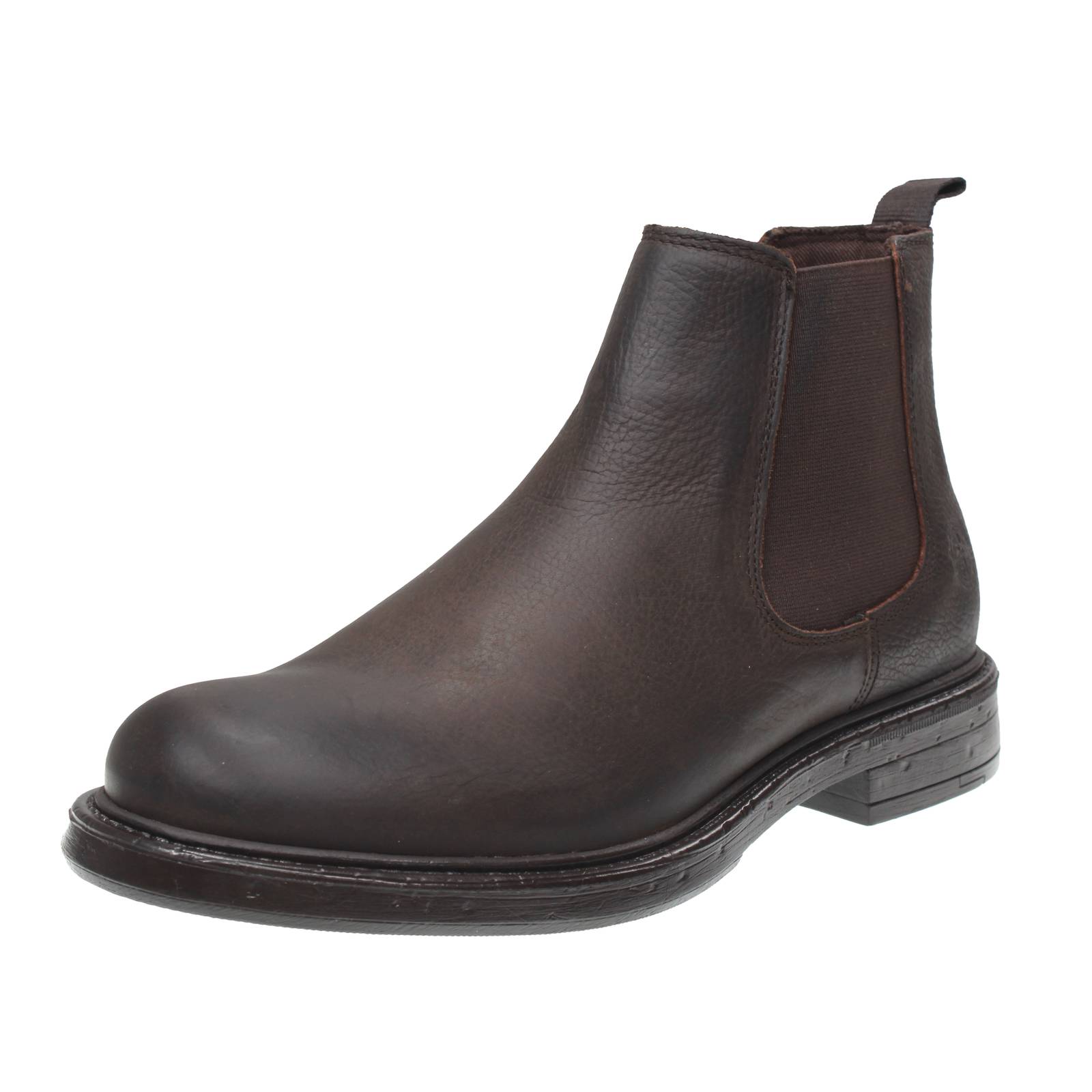 BOLZONI SHOES DI ENRICO BOLZONI Bottes Chelsea en cuir Homme marron Photo 1