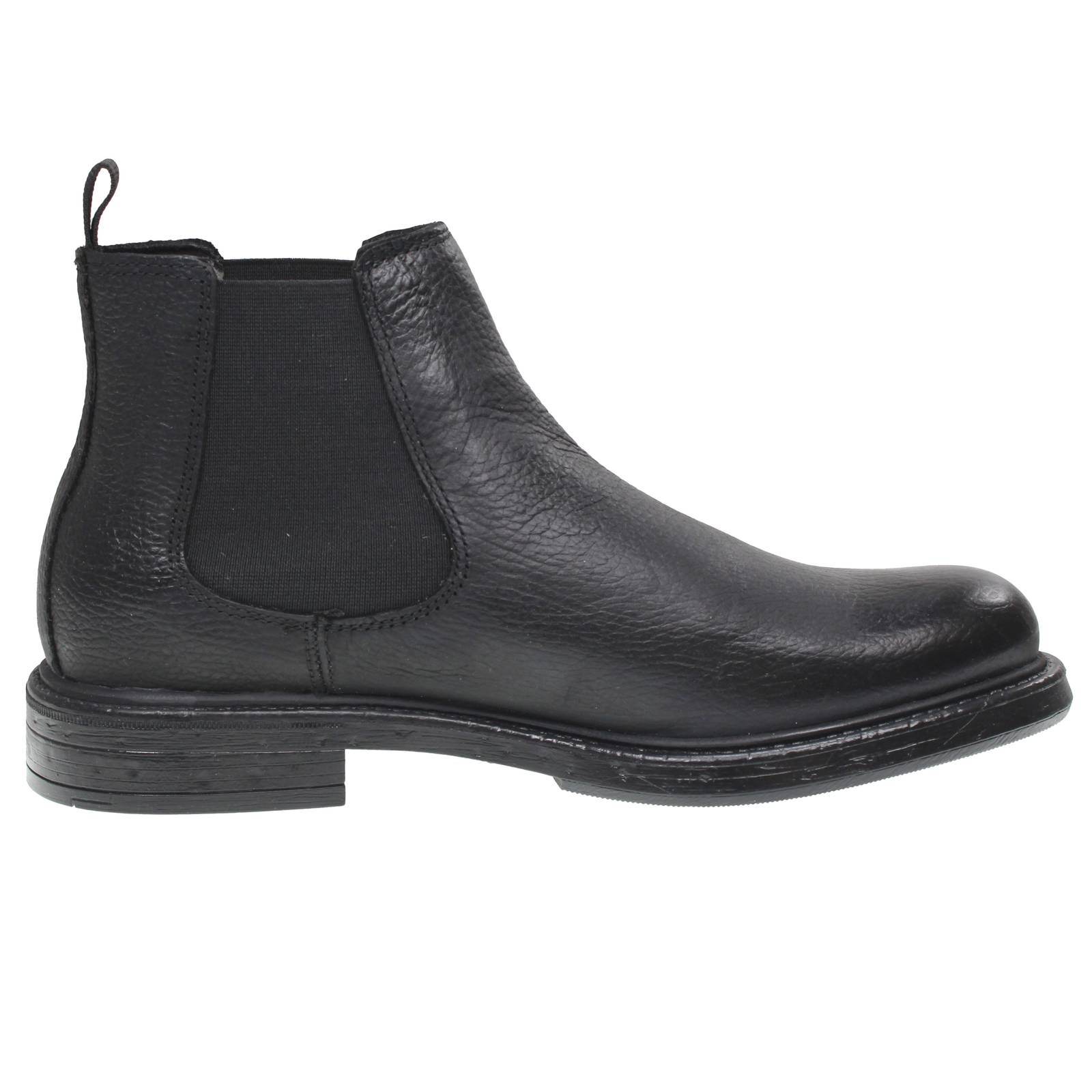 BOLZONI SHOES DI ENRICO BOLZONI Bottes Chelsea en cuir Homme noir Photo 2