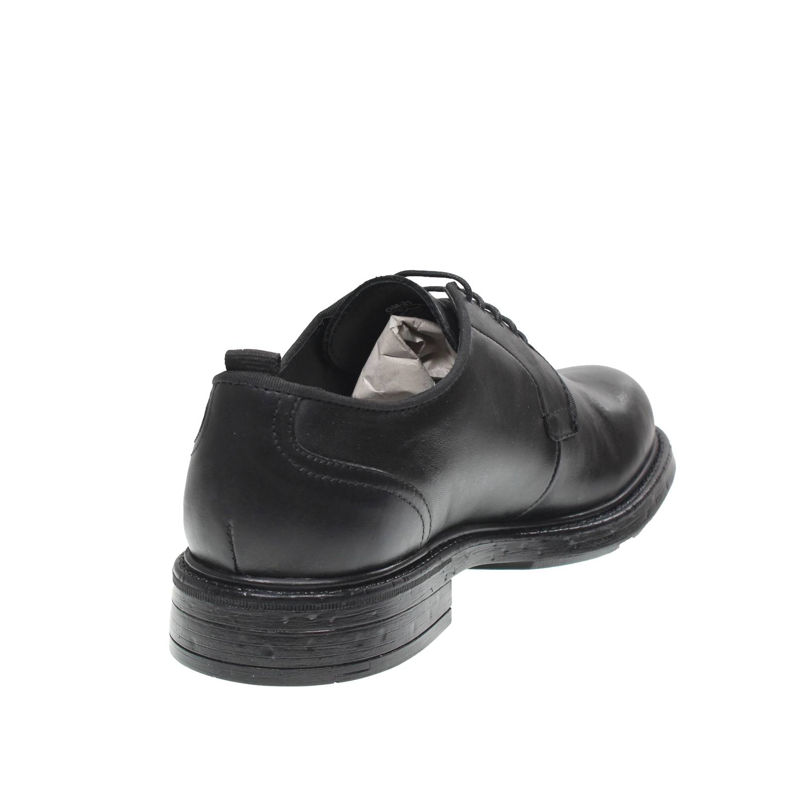 BOLZONI SHOES DI ENRICO BOLZONI Derby en cuir à lacets Homme noir Photo 4