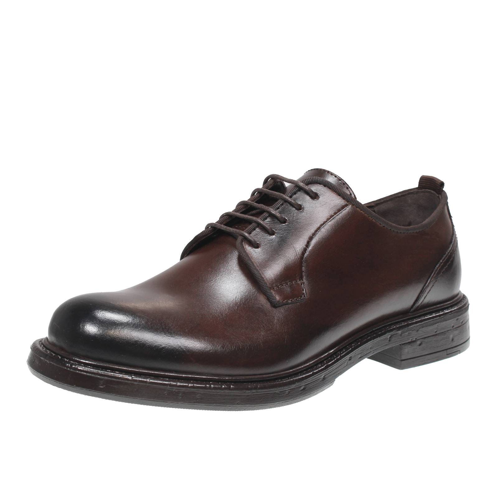 BOLZONI SHOES DI ENRICO BOLZONI Derby en cuir à lacets Homme marron Photo 1