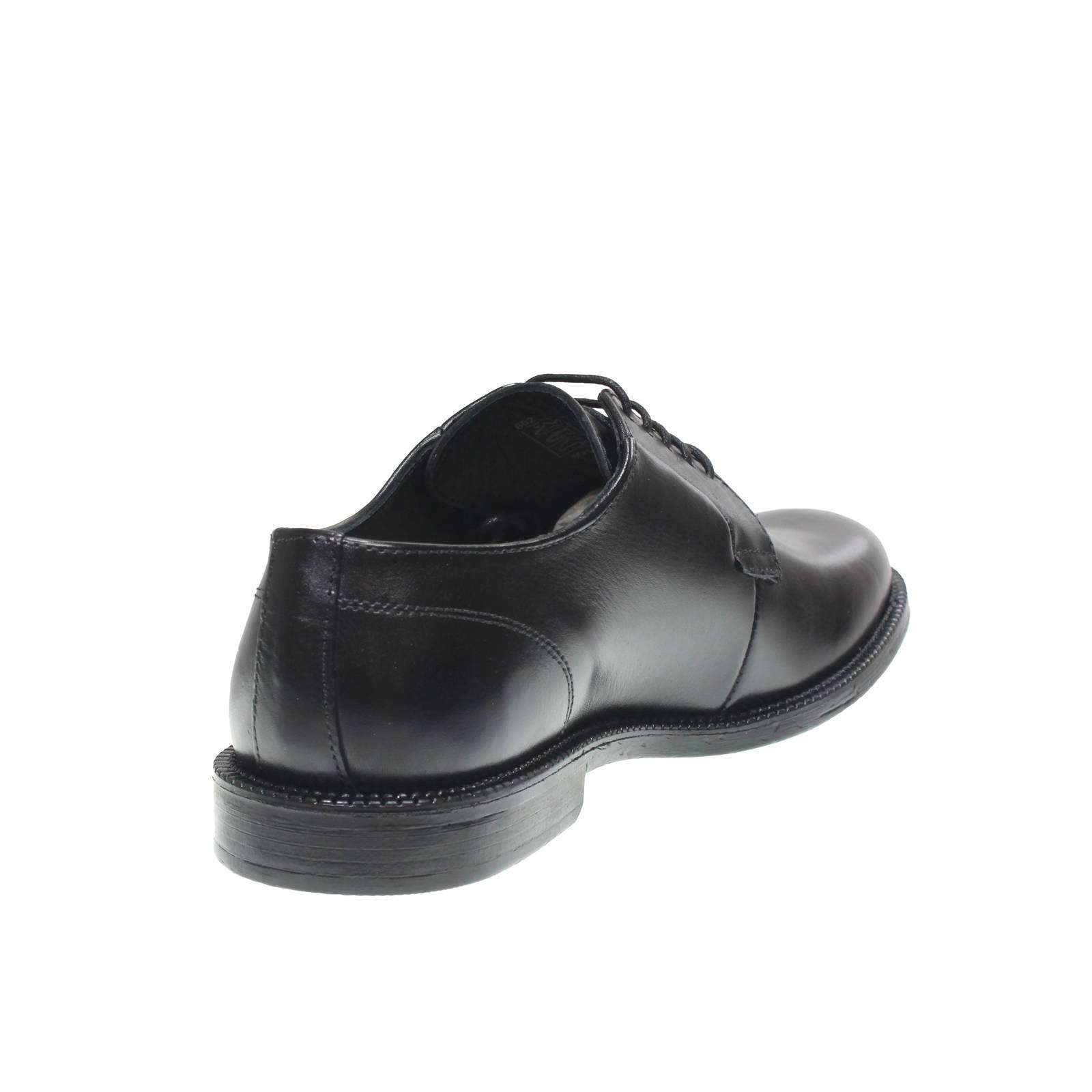 OFFICINA DEL CUOIO Derby en cuir à lacets Homme noir Photo 4
