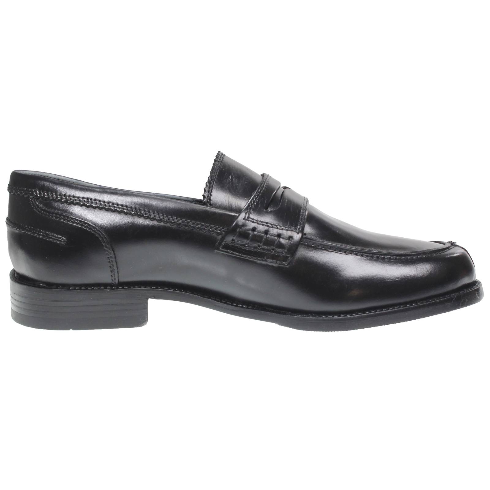 OFFICINA DEL CUOIO Mocassins universitaires en daim Homme noir Photo 2