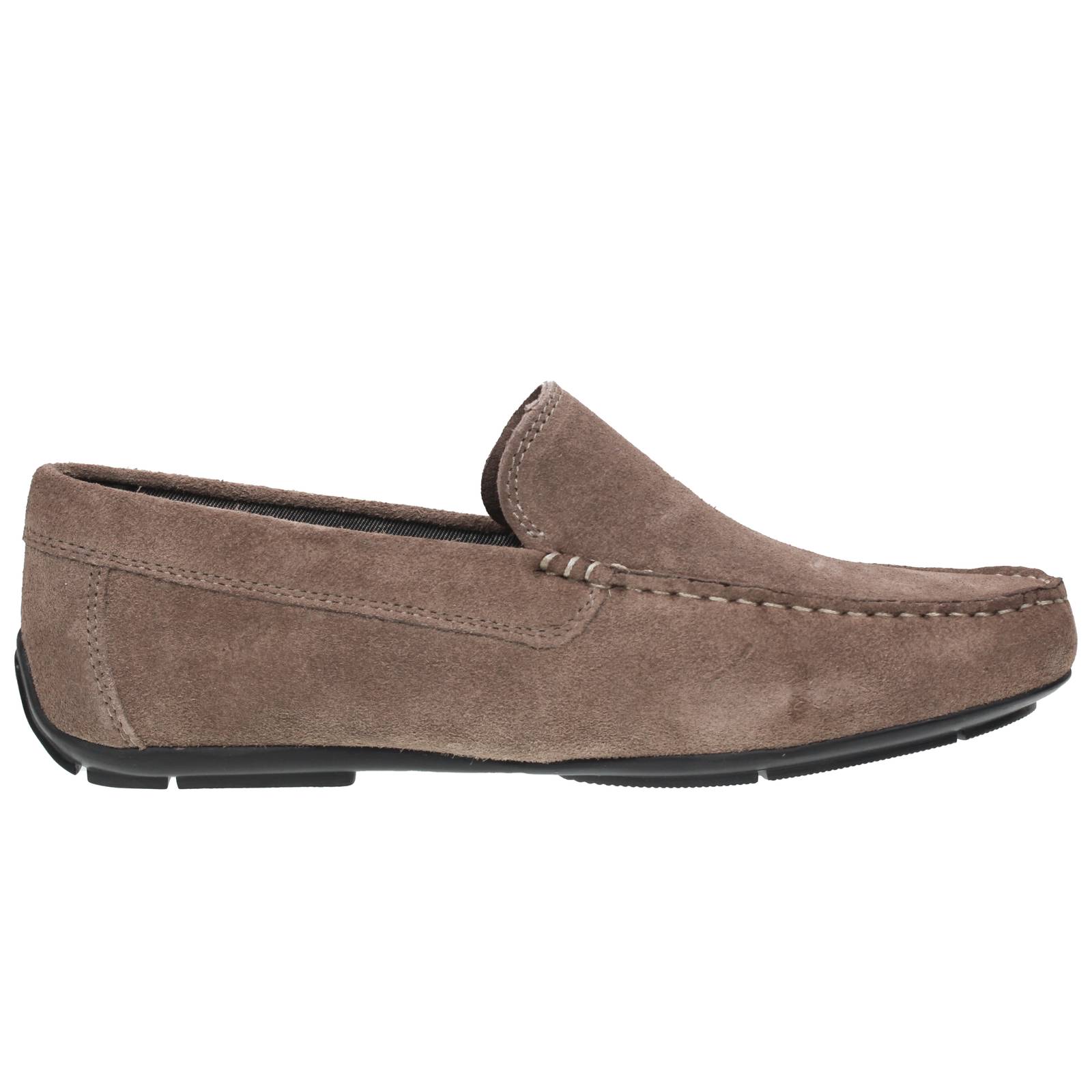 OFFICINA DEL CUOIO Orazio - Mocassins en daim Homme gris Photo 2