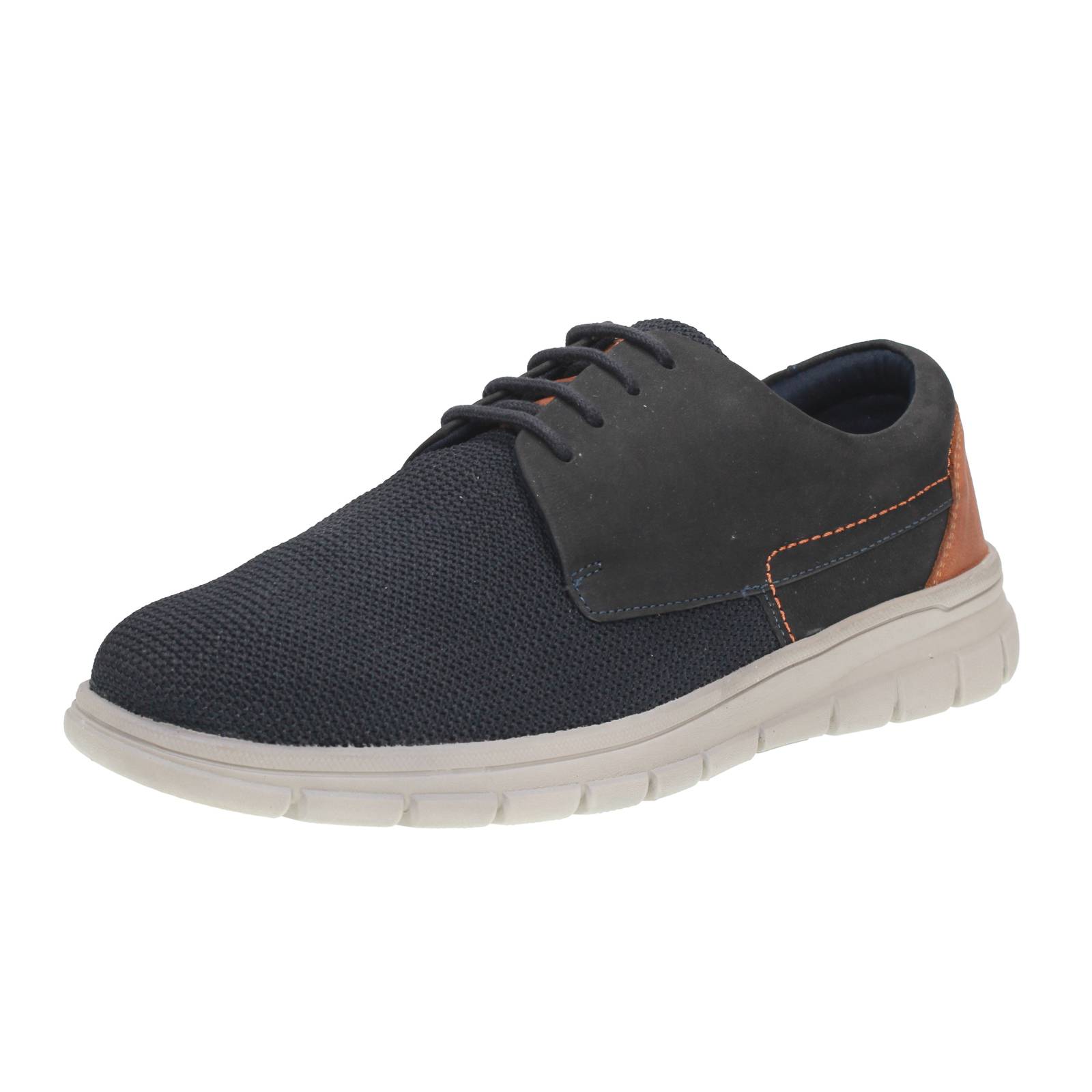 OFFICINA DEL CUOIO Zuko - Stingate en cuir sportif Homme bleu