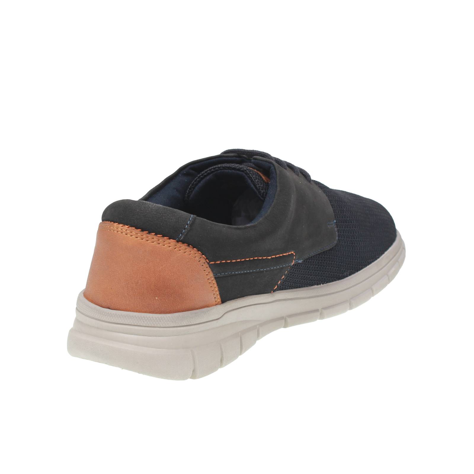 OFFICINA DEL CUOIO Zuko - Stingate en cuir sportif Homme bleu Photo 4