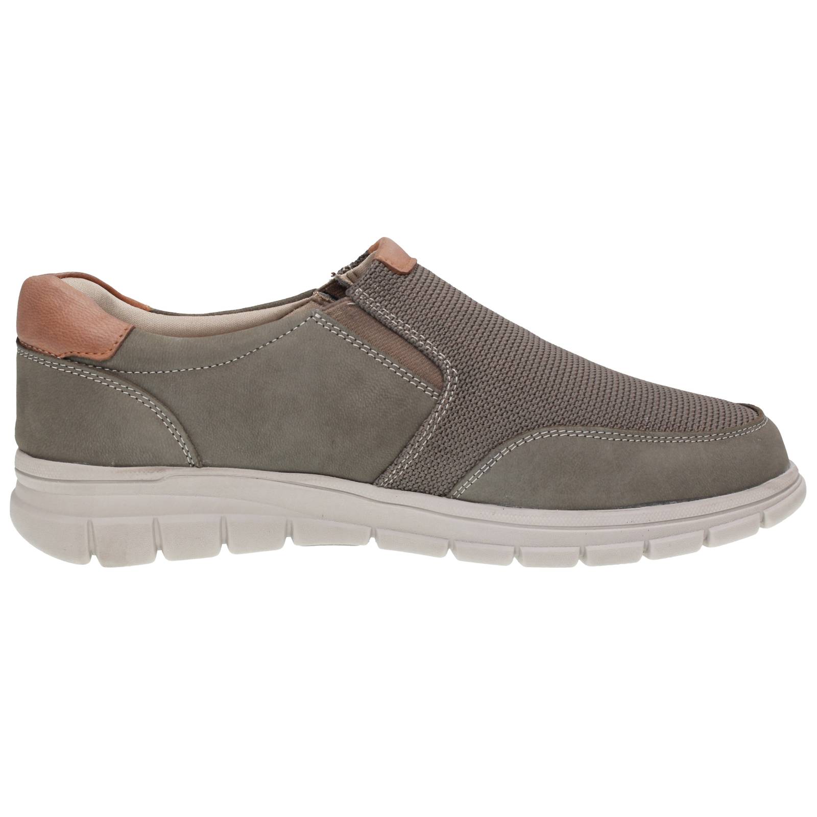 OFFICINA DEL CUOIO Zuko - Chaussons en cuir Homme gris Photo 2