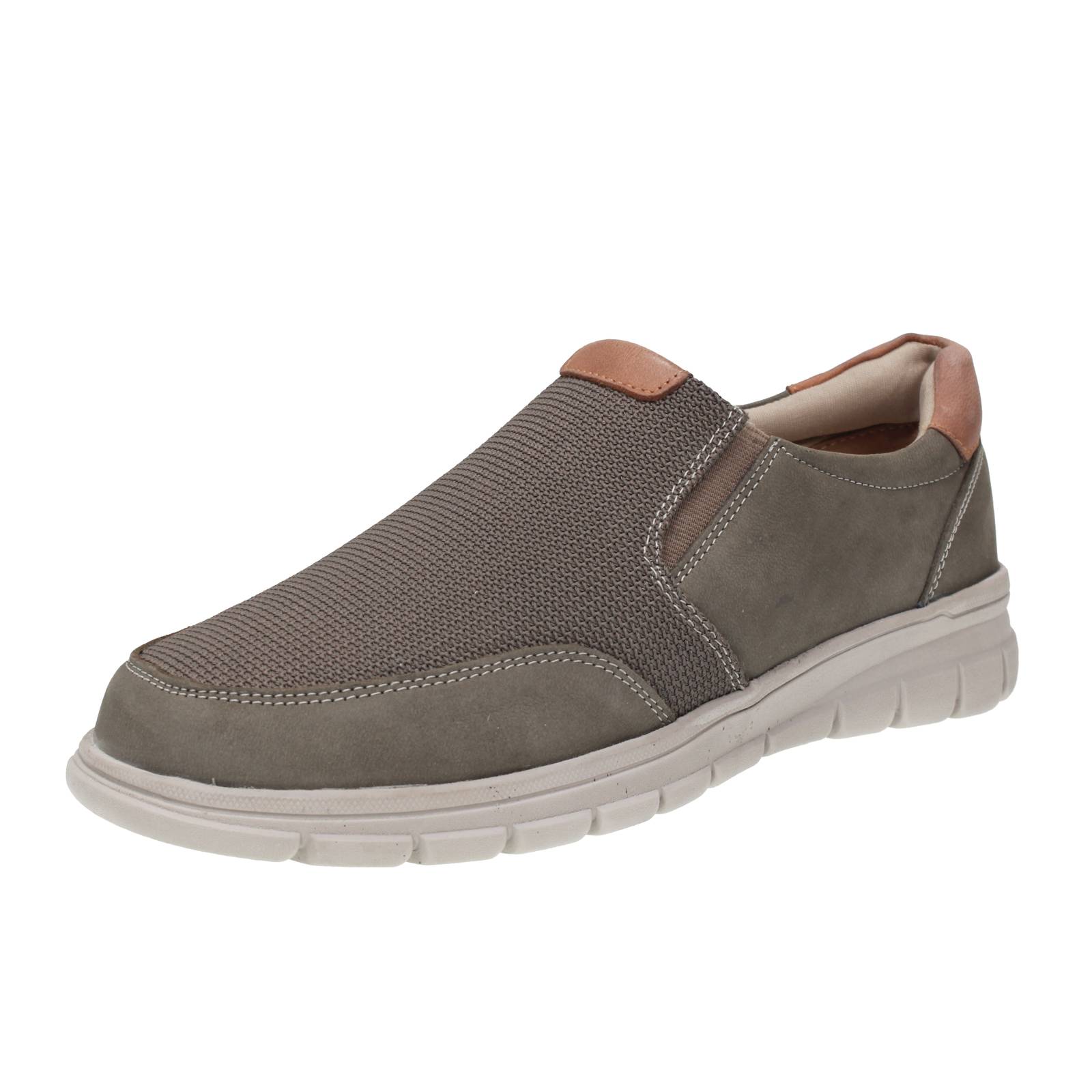 OFFICINA DEL CUOIO Zuko - Chaussons en cuir Homme gris