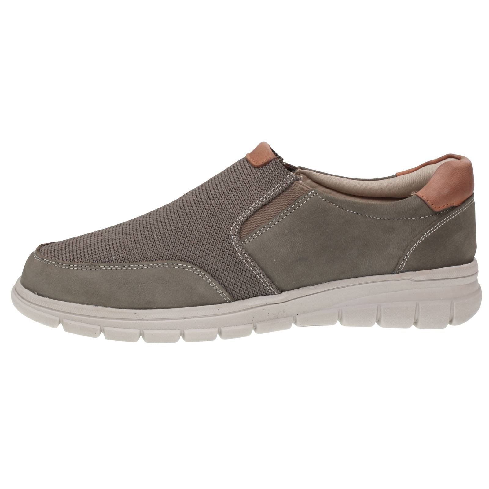 OFFICINA DEL CUOIO Zuko - Chaussons en cuir Homme gris Photo 3