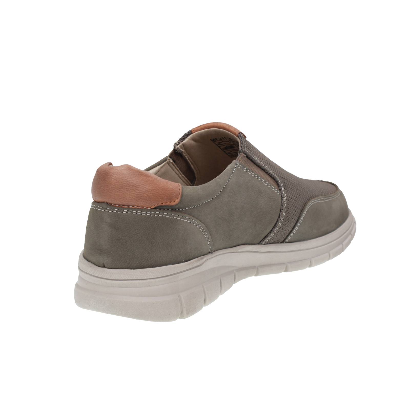 OFFICINA DEL CUOIO Zuko - Chaussons en cuir Homme gris Photo 4