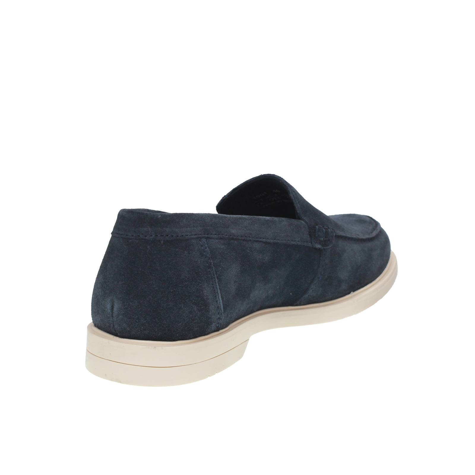 OFFICINA DEL CUOIO Mocassins en daim Homme bleu Photo 4