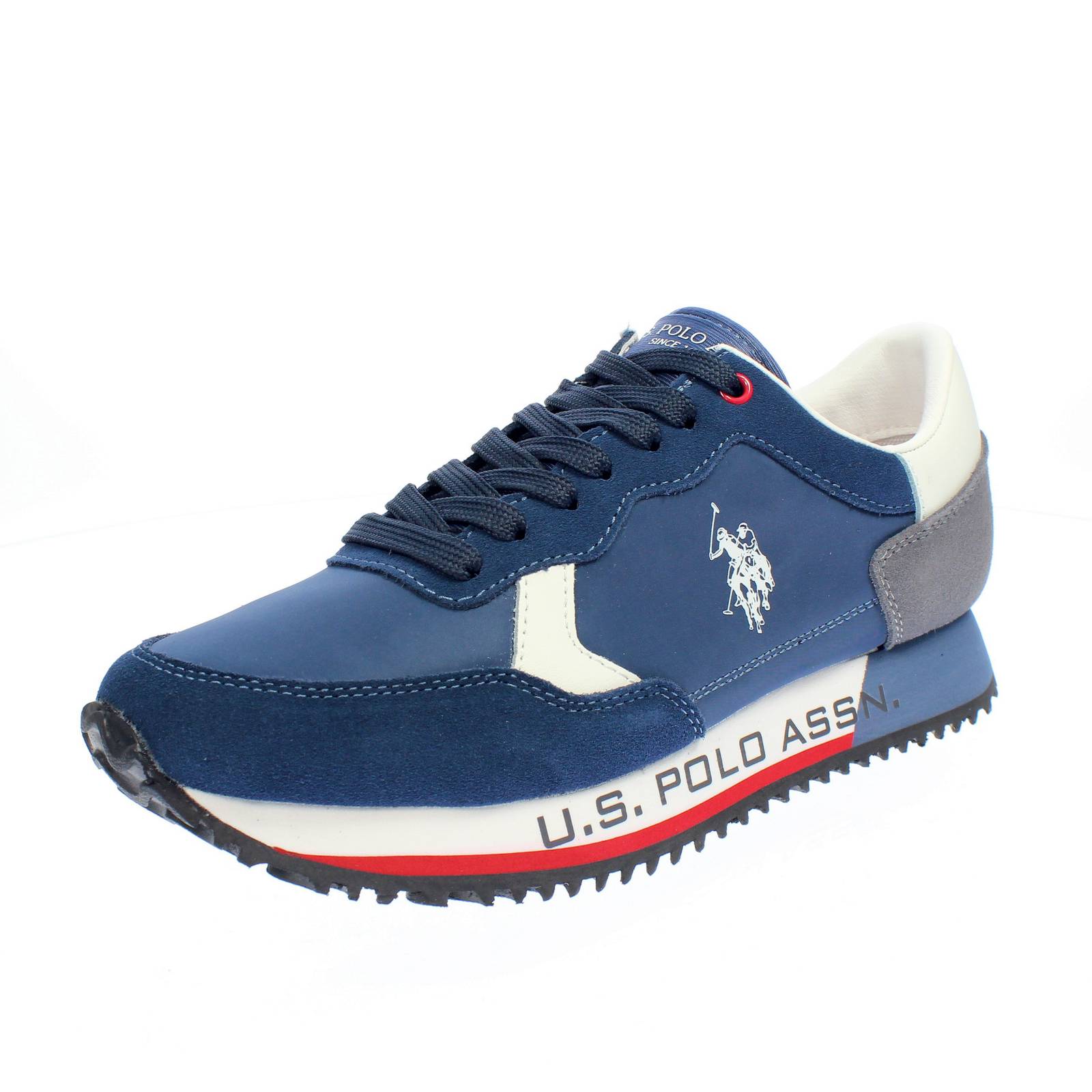 Us Polo Cleef001a - Кроссовки из замши синего цвета - Повседневные кроссовки Uomo Scarpe 16790₽