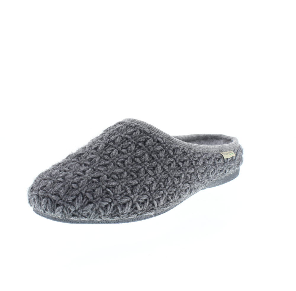 GRUNLAND Pantofole Invernali in Lana grigio Ciabatte Pantofole Donna CI0249  47ADRI