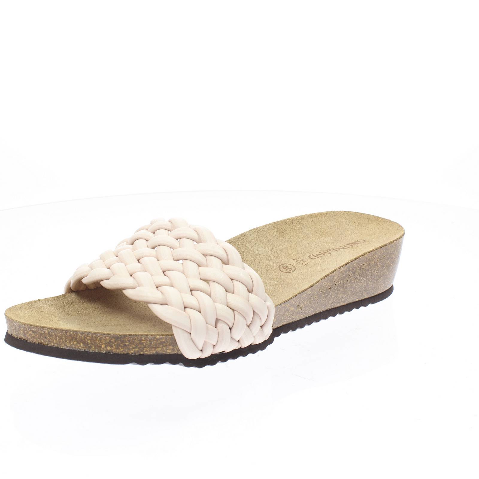 Grunland Memi - rosa Keilabsatz Slipper - Damen Schuhe Pantoletten 12090₽