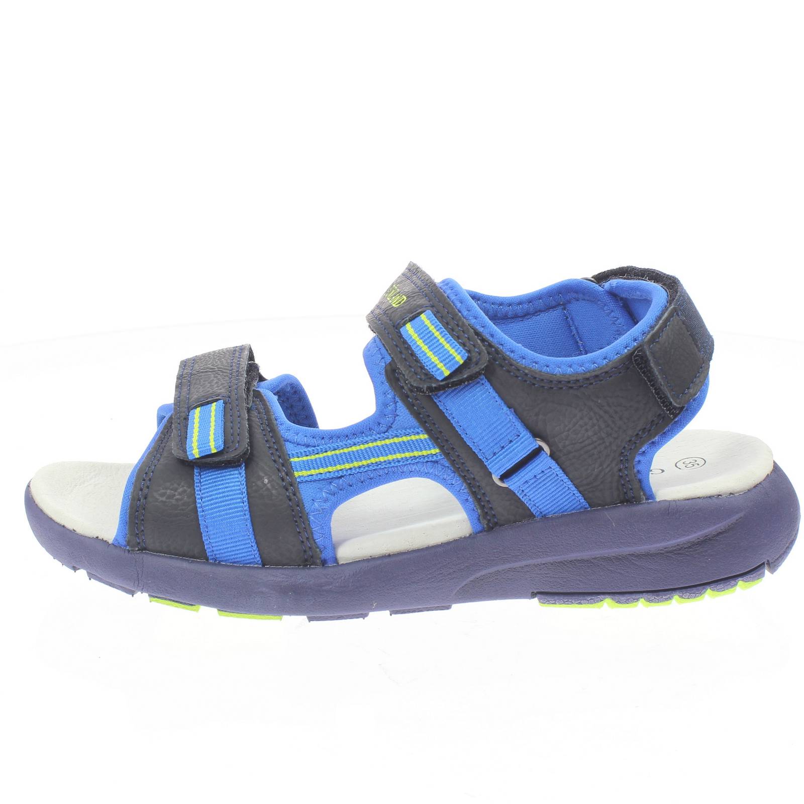 GRUNLAND JUNIOR Pook - Sandali leggeri con strappi Junior blu Foto 3