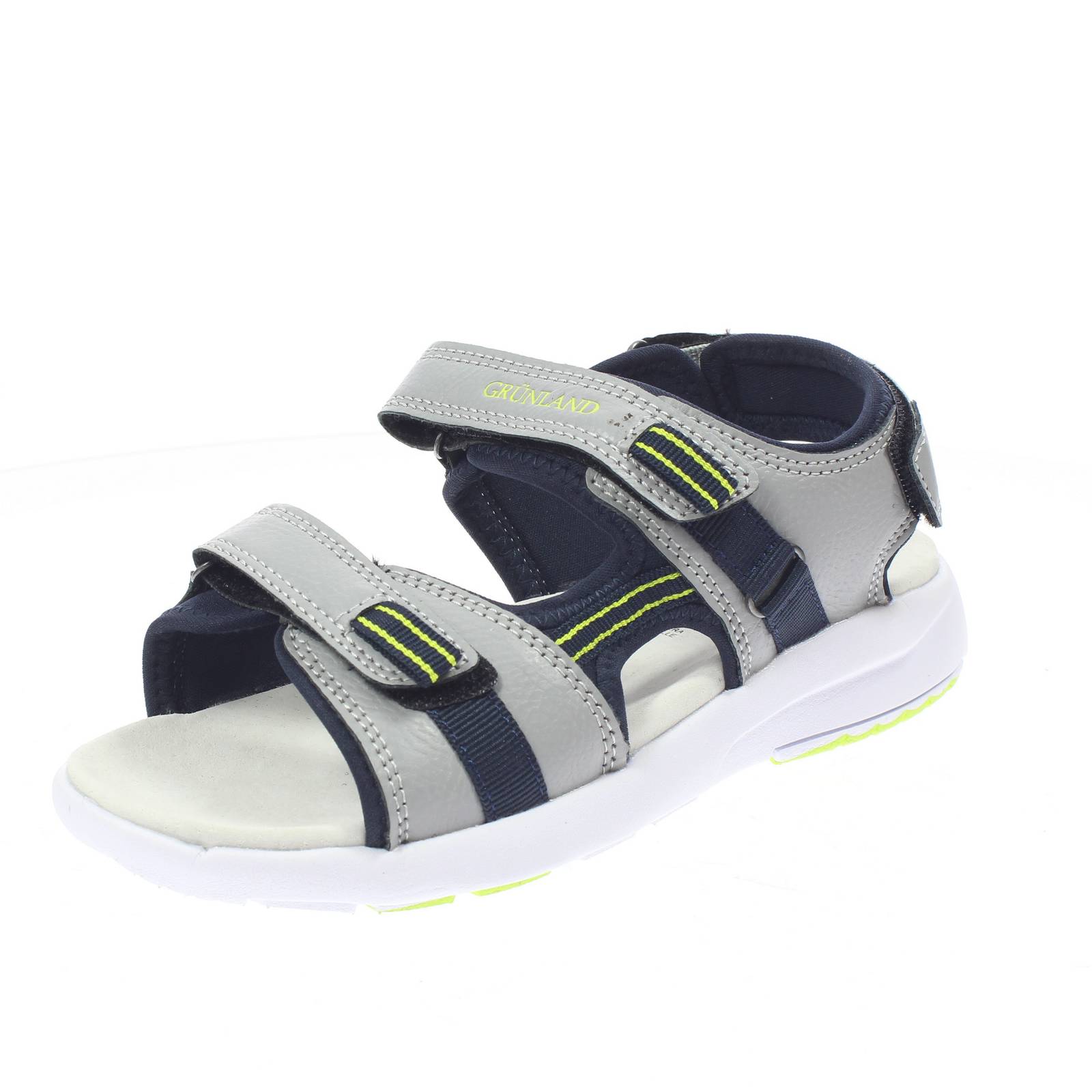 GRUNLAND JUNIOR Pook - Sandali leggeri con strappi Junior grigio