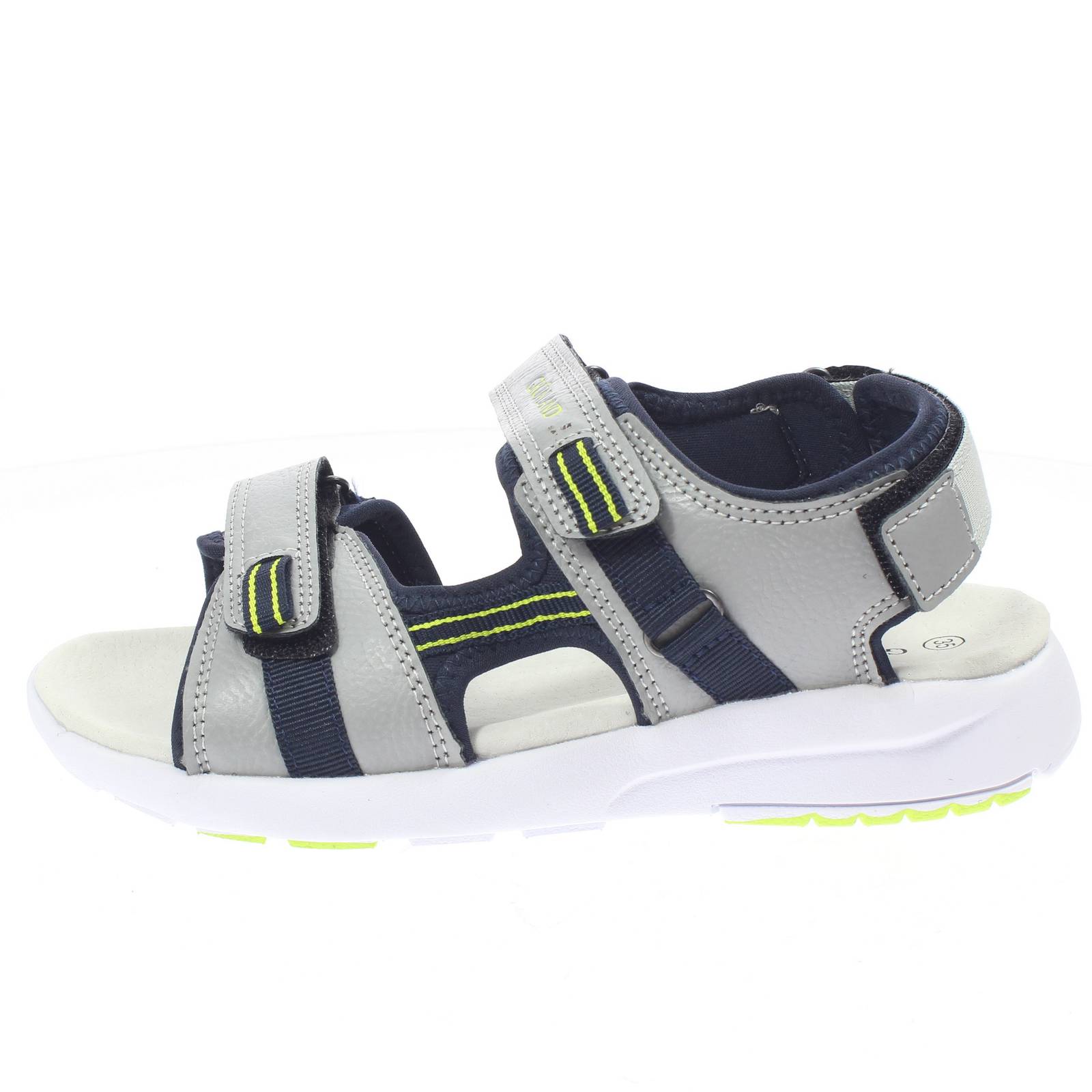 GRUNLAND JUNIOR Pook - Sandali leggeri con strappi Junior grigio Foto 3