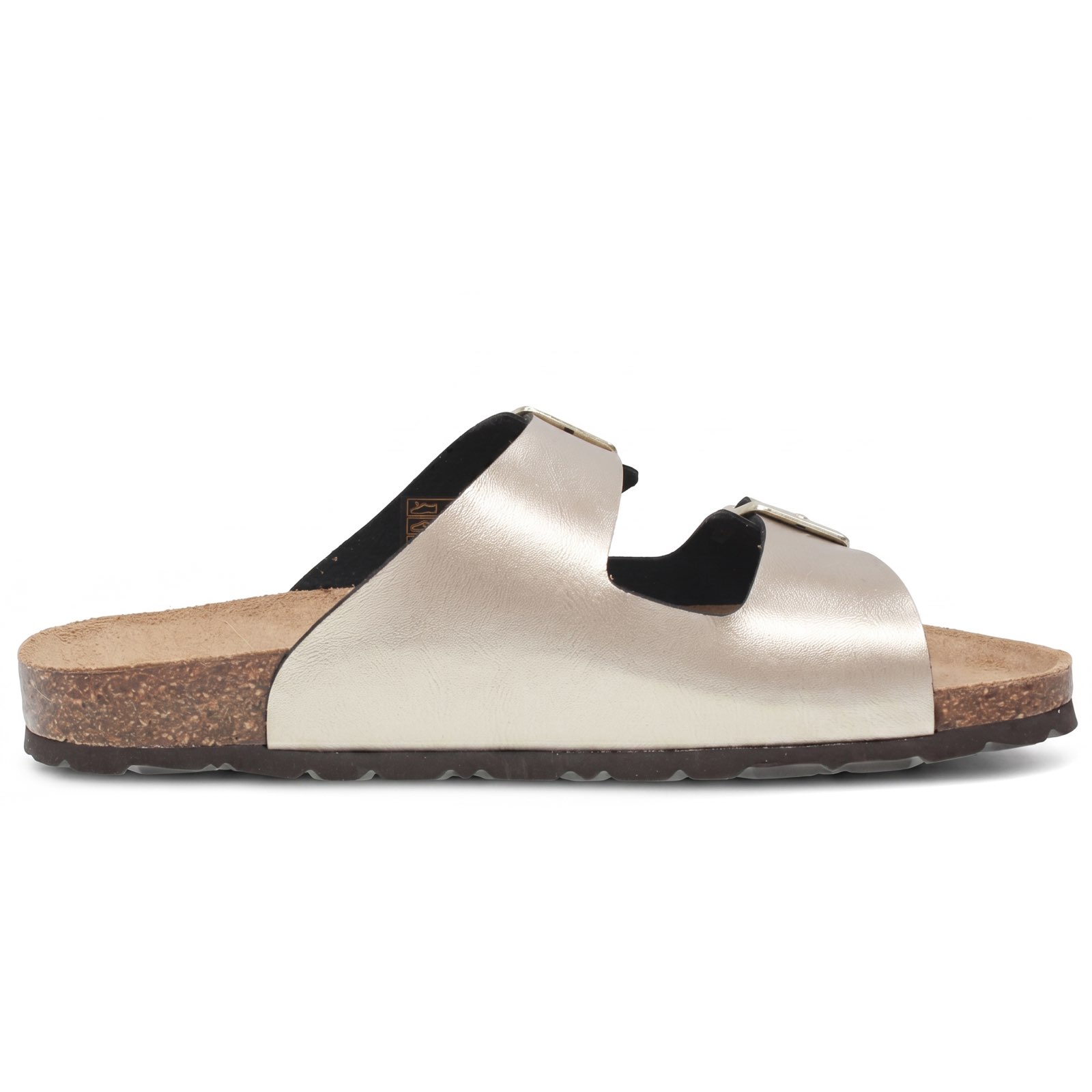 GRUNLAND Sara - Ciabatte con doppia fibbia Donna beige Foto 3