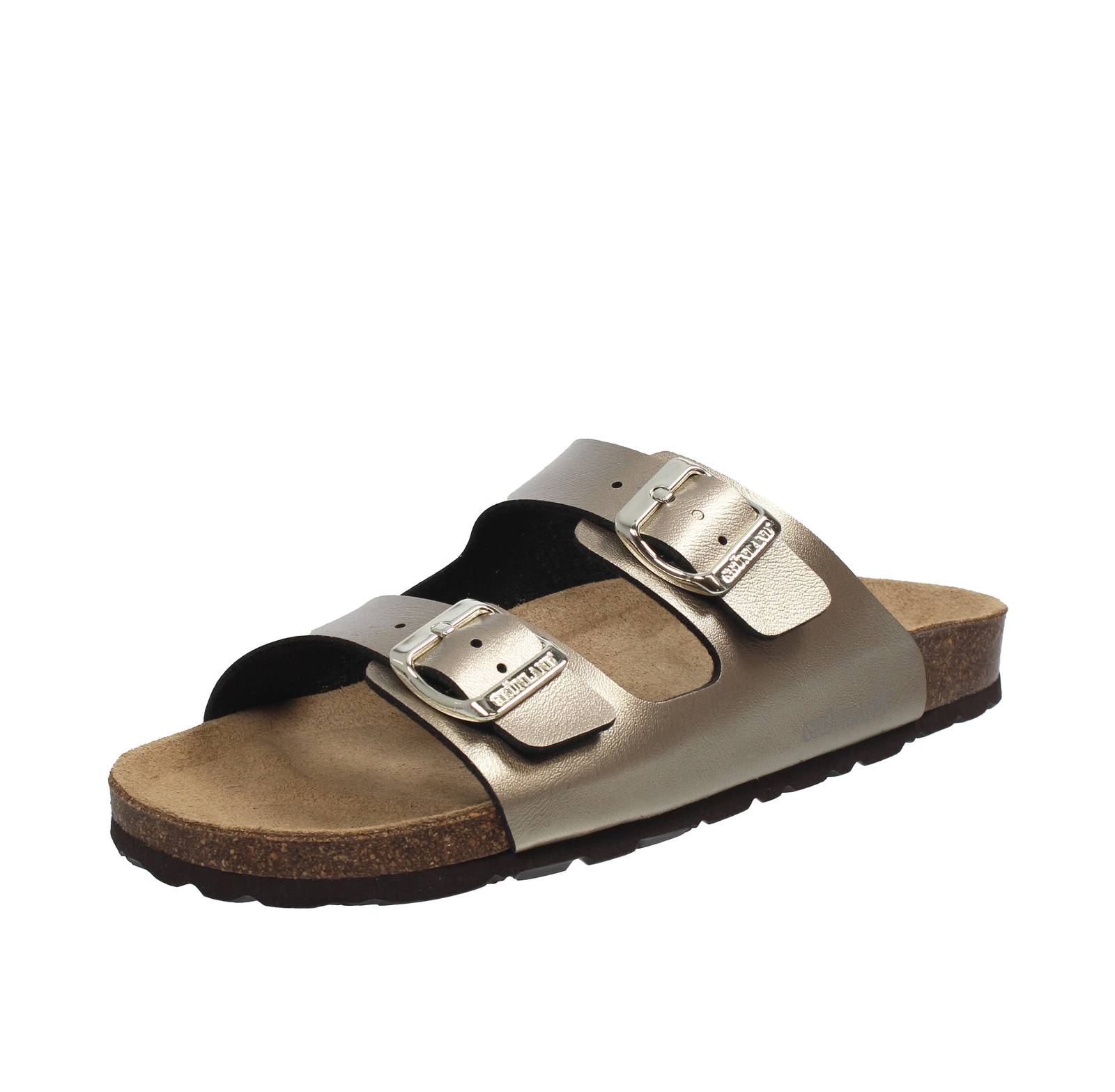 Grunland Sara - Ciabatte Con Doppia Fibbia Бежевый - Фасция Donna Scarpe Ciabatte