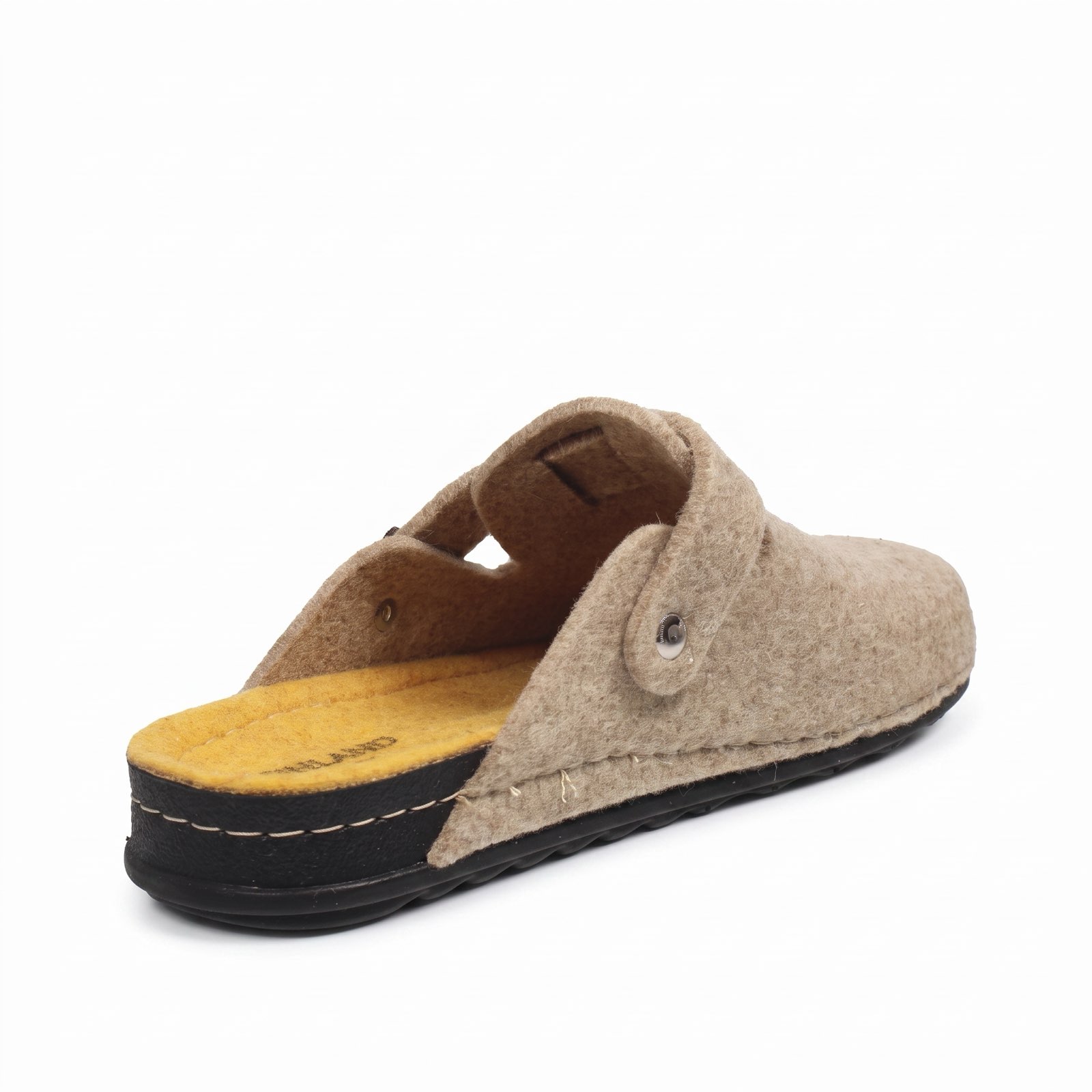 GRUNLAND Clog aus Stoff mit Schnalle Damen beige Foto 6