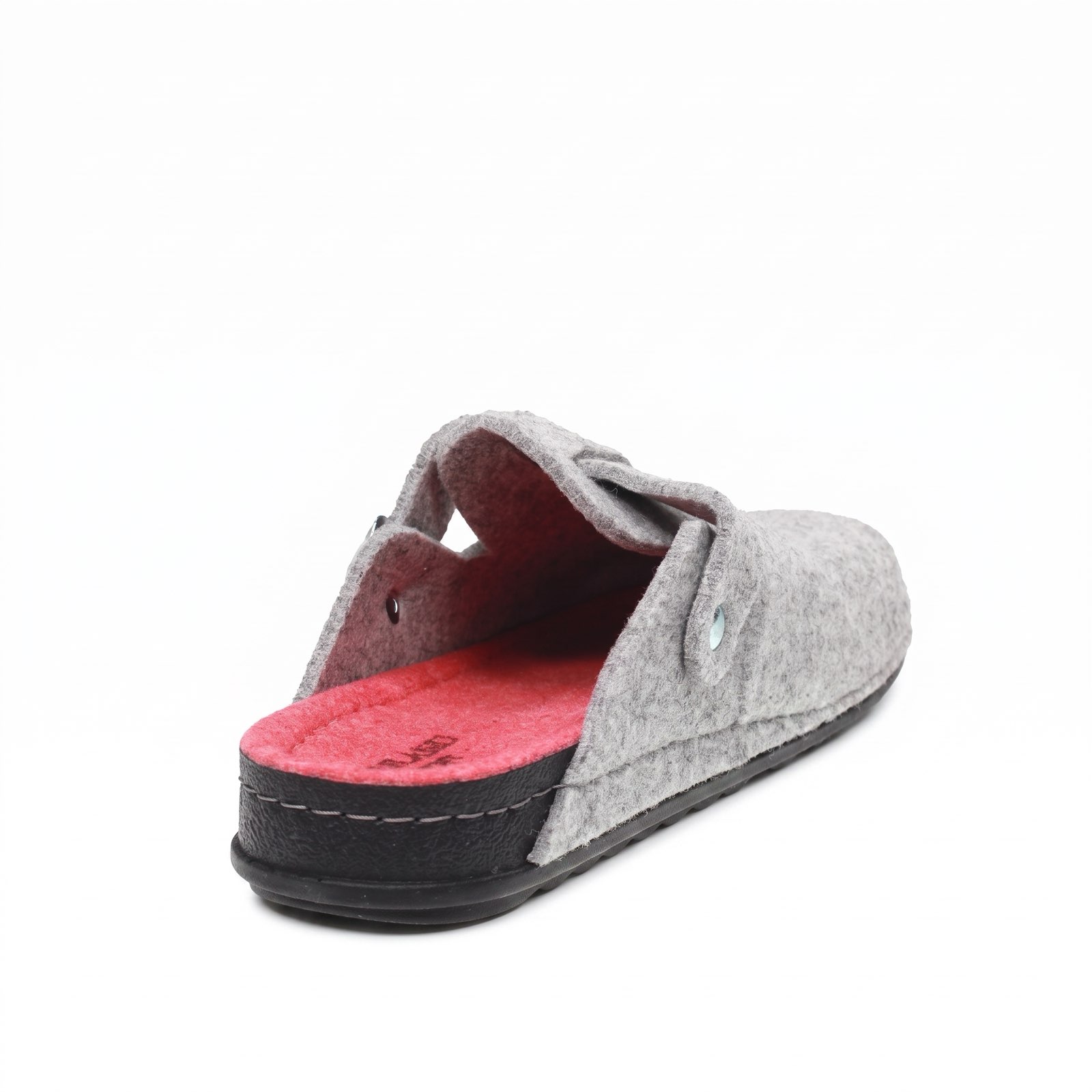 GRUNLAND Clog aus Stoff mit Schnalle Damen grau Foto 6