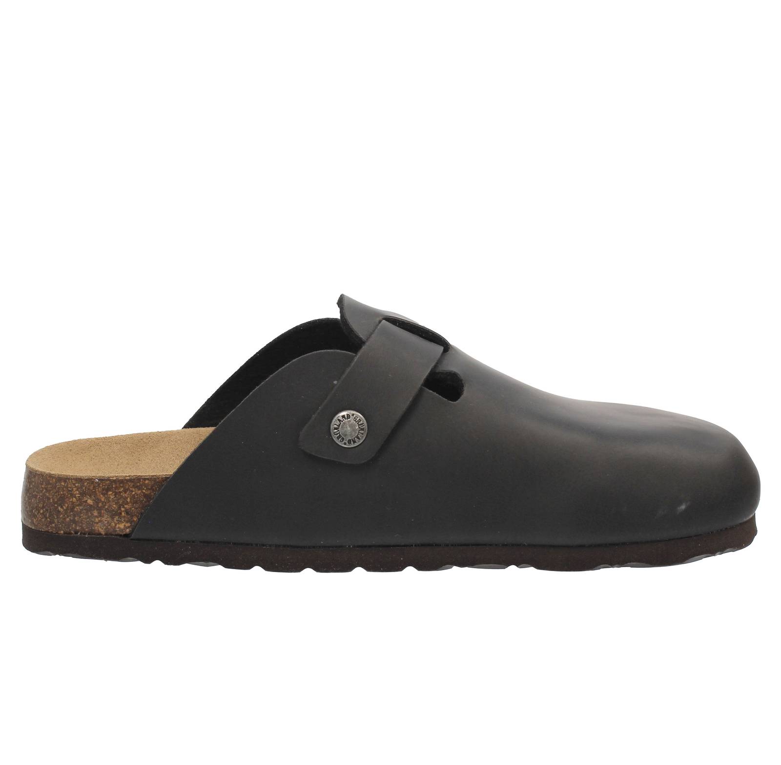 GRUNLAND Bobo - Clog mit Schnalle Herren schwarz Foto 2