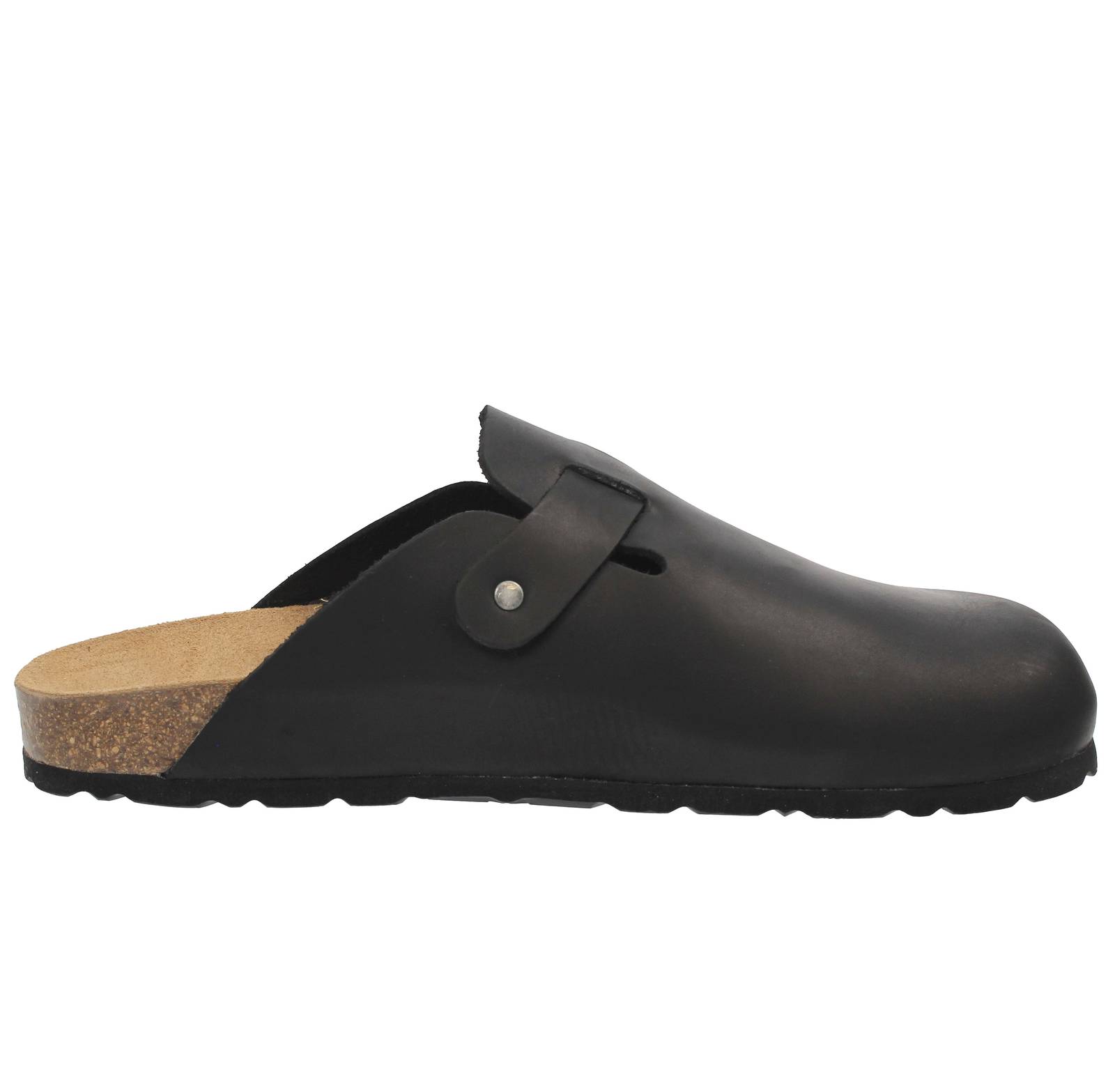 GRUNLAND Lederclog mit Schnalle Damen schwarz Foto 2