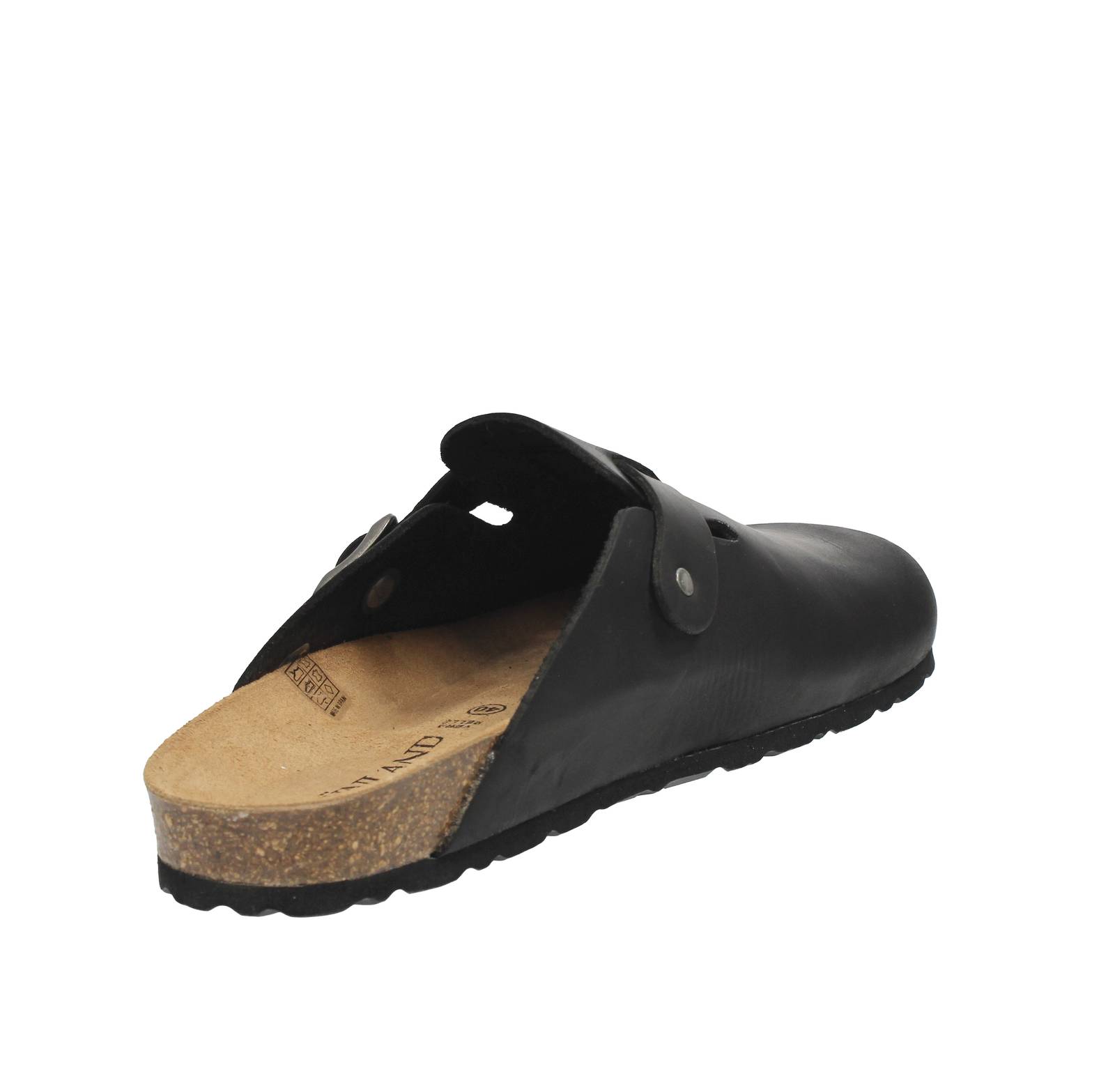 GRUNLAND Lederclog mit Schnalle Damen schwarz Foto 4