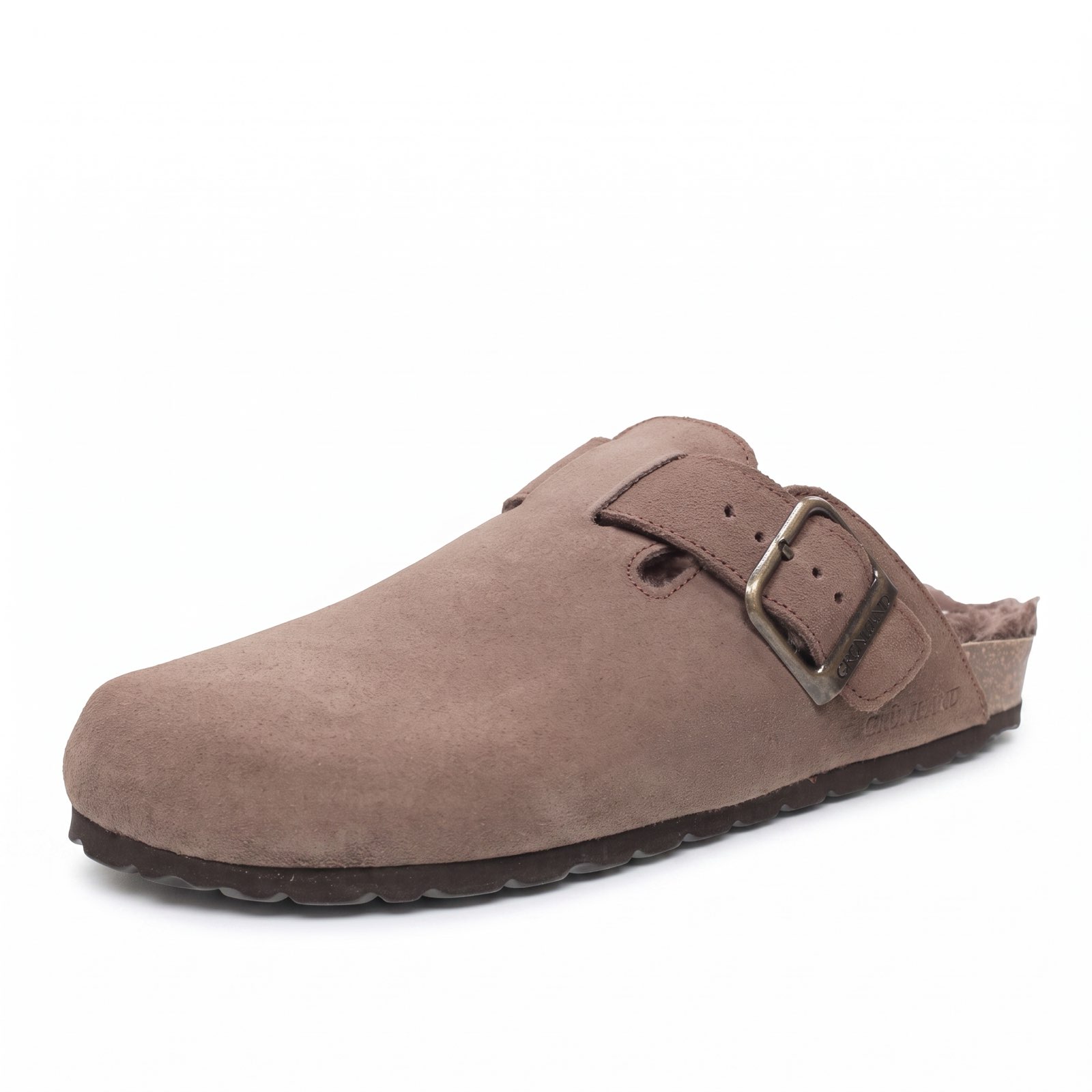 GRUNLAND Wildlederclog mit Schnalle Damen braun