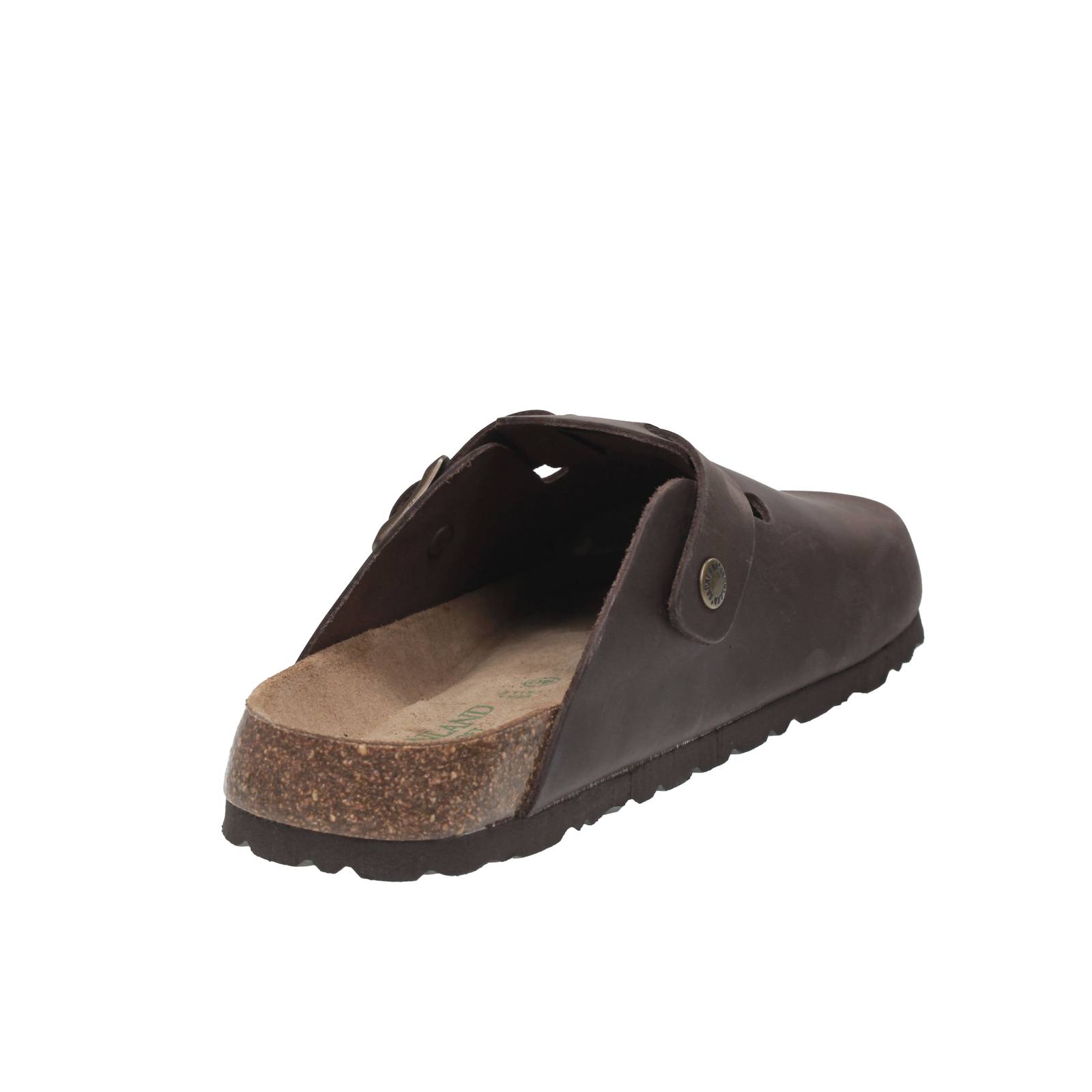 GRUNLAND Sabots en cuir avec boucle Homme brun marron Photo 4