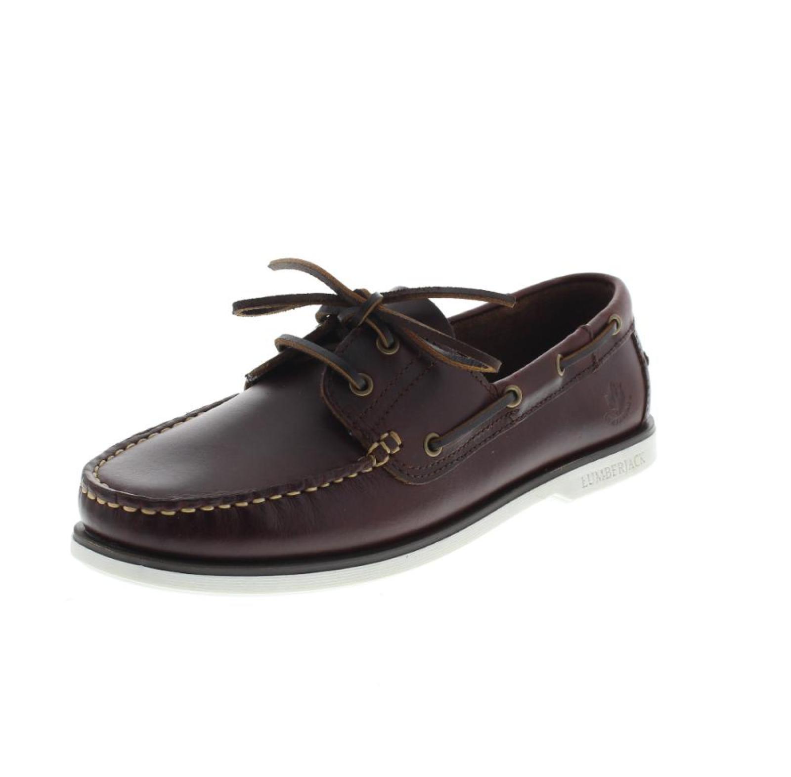 LUMBERJACK Navigator Boat - Scarpe da Barca Uomo testa di moro