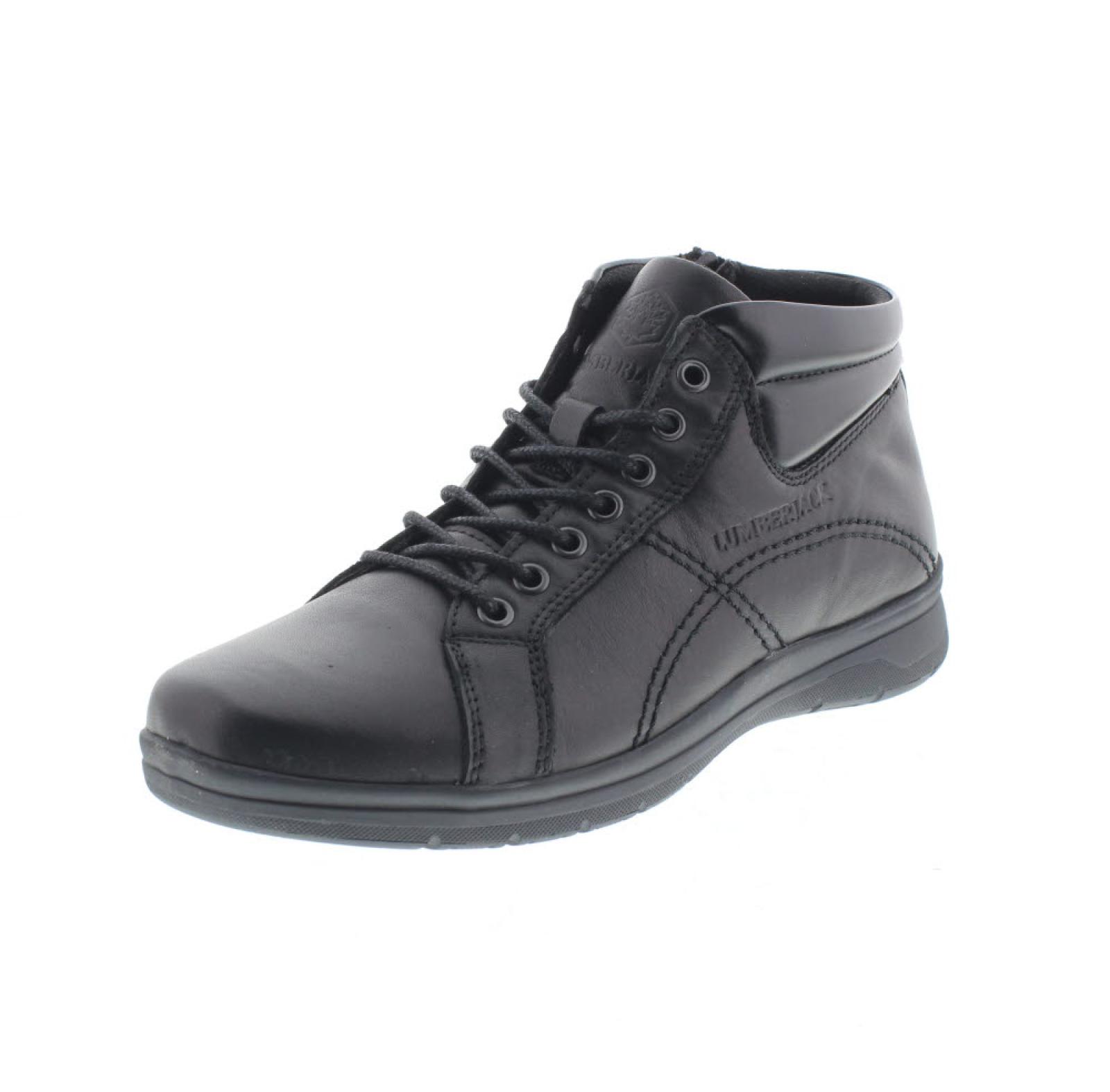 LUMBERJACK joele - Stivaletto Stringato Uomo nero