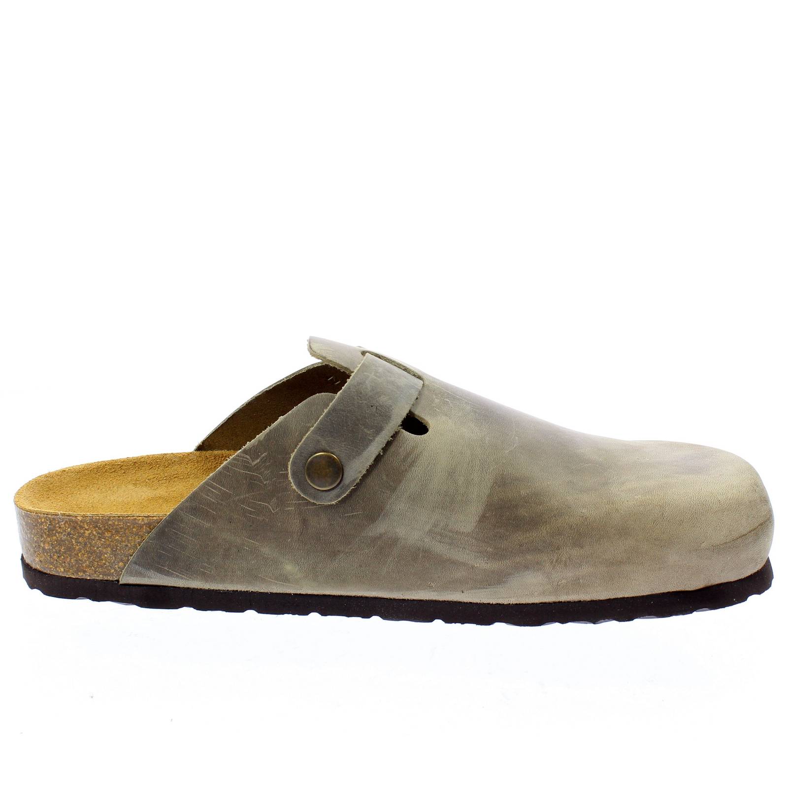 LUMBERJACK Flint - Vintage Leder Clogs Herren braun Foto 2