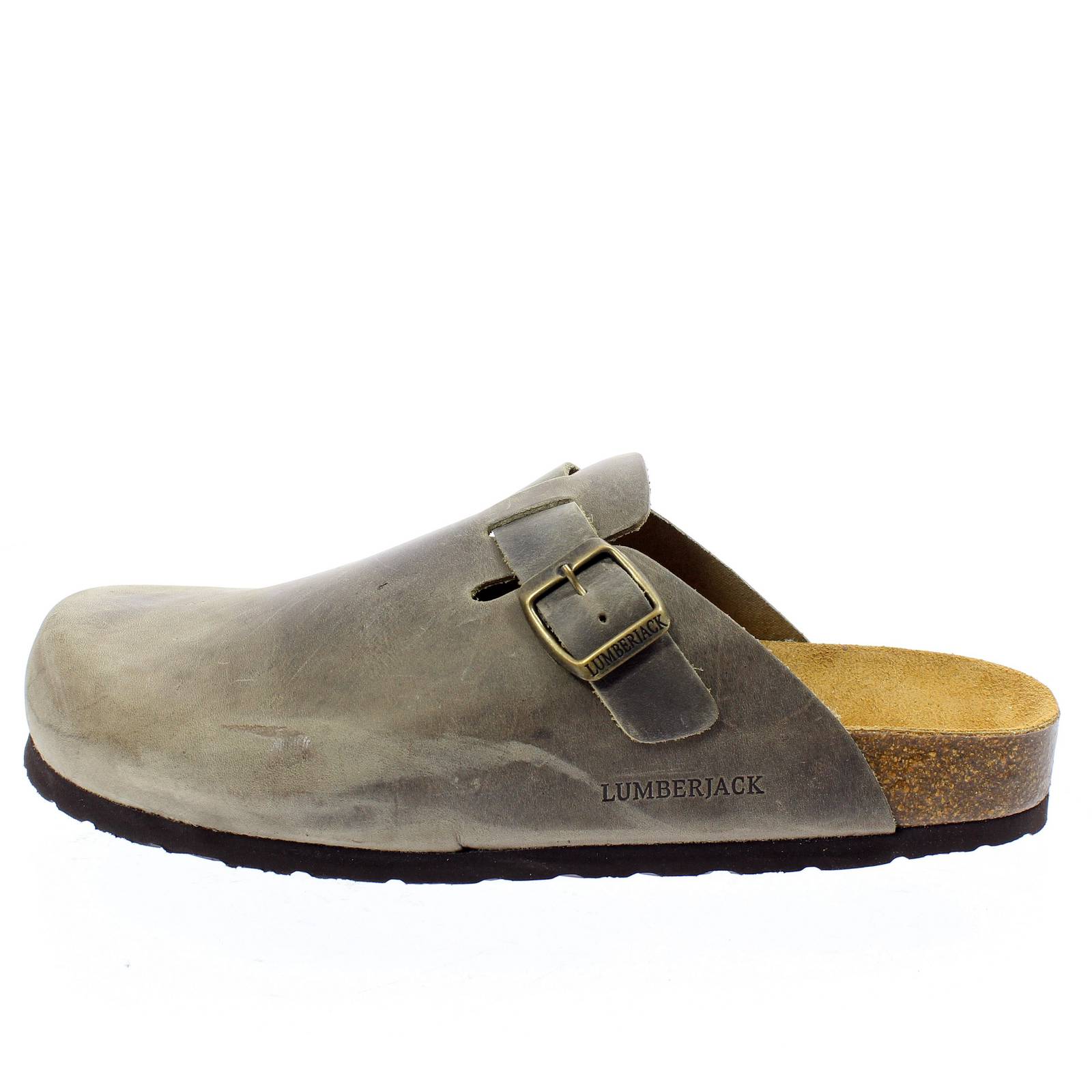 LUMBERJACK Flint - Vintage Leder Clogs Herren braun Foto 3