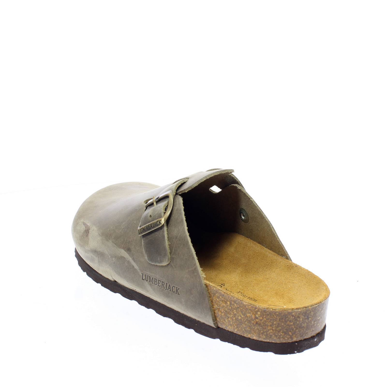 LUMBERJACK Flint - Vintage Leder Clogs Herren braun Foto 4