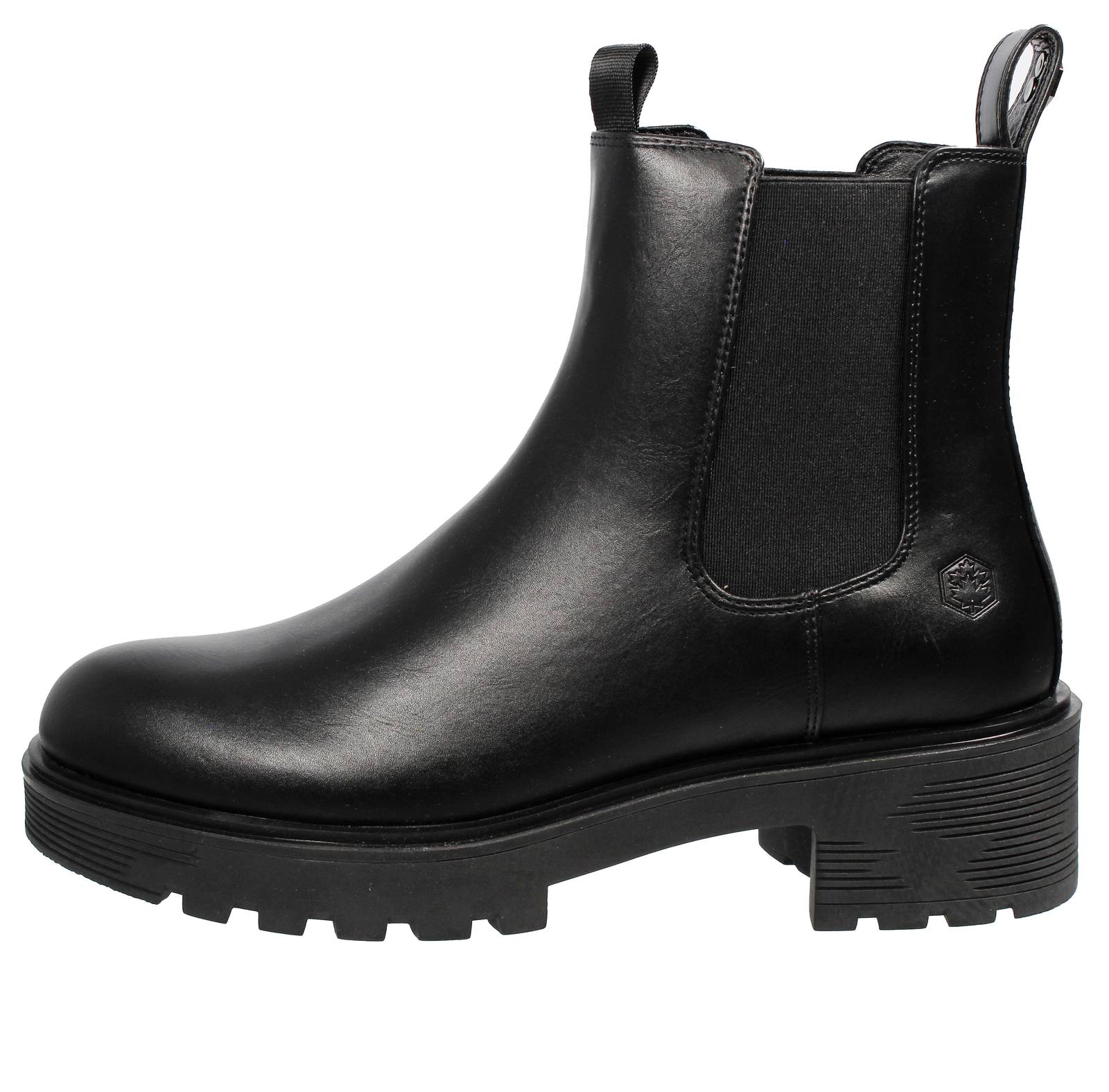 LUMBERJACK Ramone - Bottes Chelsea en cuir Femme noir Photo 3